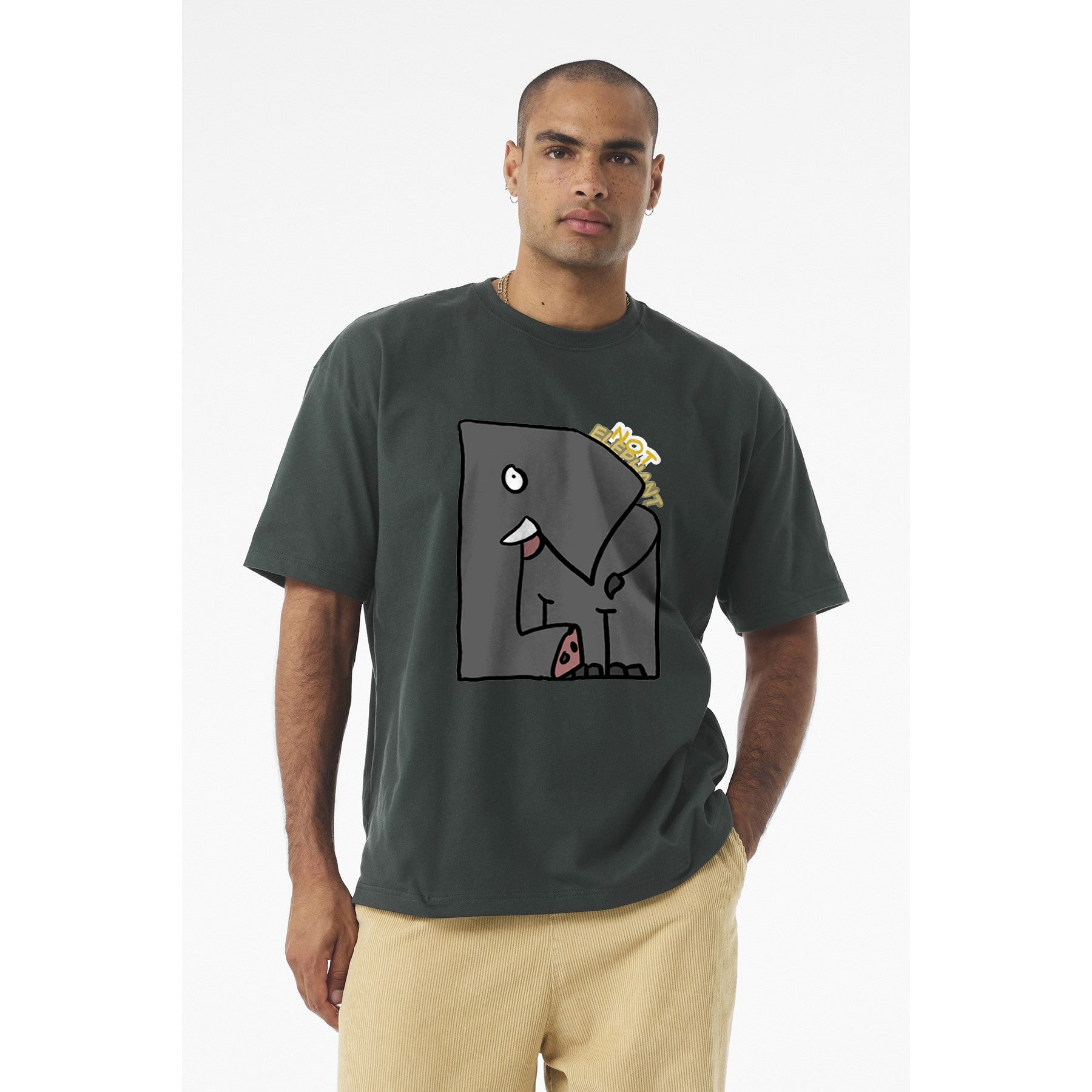 Elephant T-shirts — Cute "Not Elephant" Unisex 7.5-Ounce Heavyweight Tee