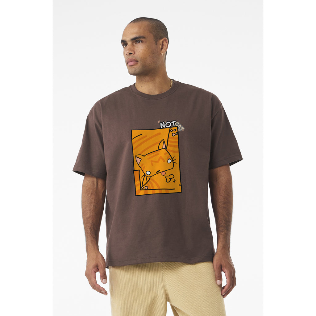 Cute Orange Cat T-Shirt — Funny "Not Cat" Kawaii Cat Tee