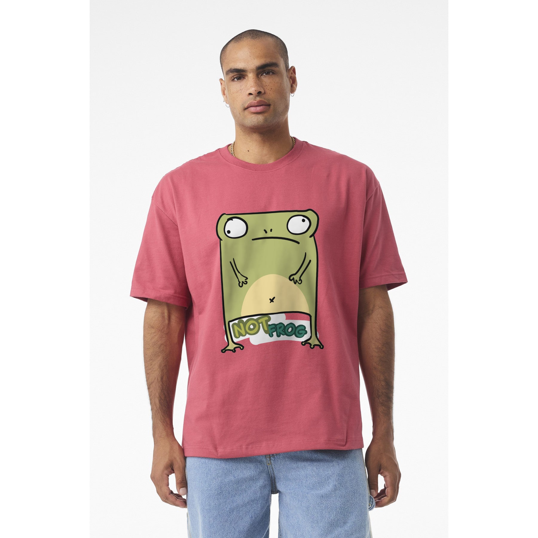 Funny Frog Graphic Tee — "No Frog" Cute Cartoon Frog T-Shirt