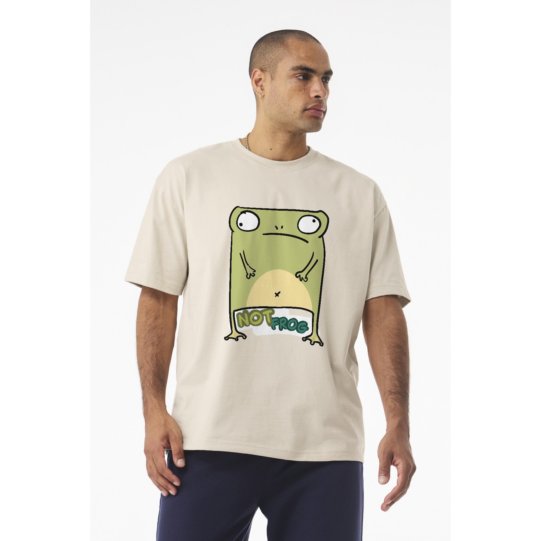 Funny Frog Graphic Tee — "No Frog" Cute Cartoon Frog T-Shirt