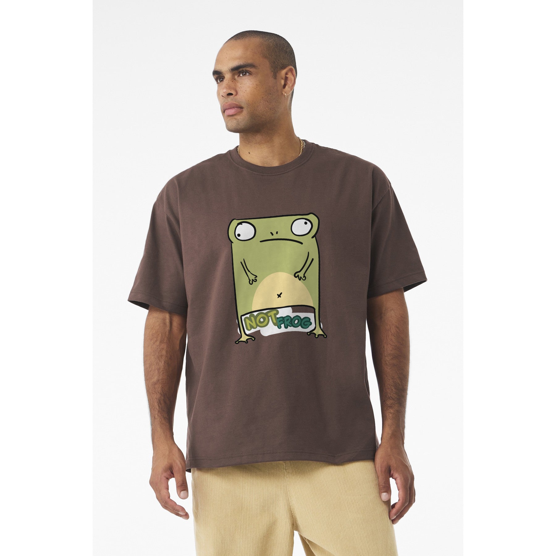 Funny Frog Graphic Tee — "No Frog" Cute Cartoon Frog T-Shirt