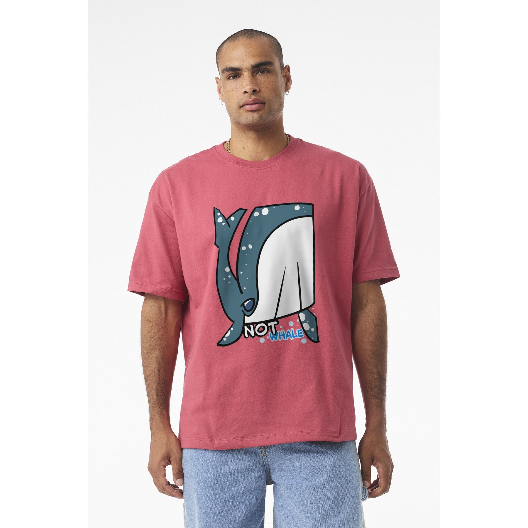 Whale T-Shirt — Cute Narwhal Illustration Tee | "Not Whale"