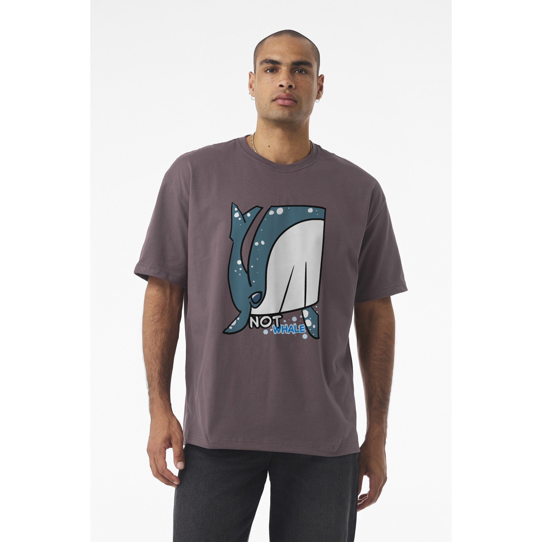 Whale T-Shirt — Cute Narwhal Illustration Tee | "Not Whale"