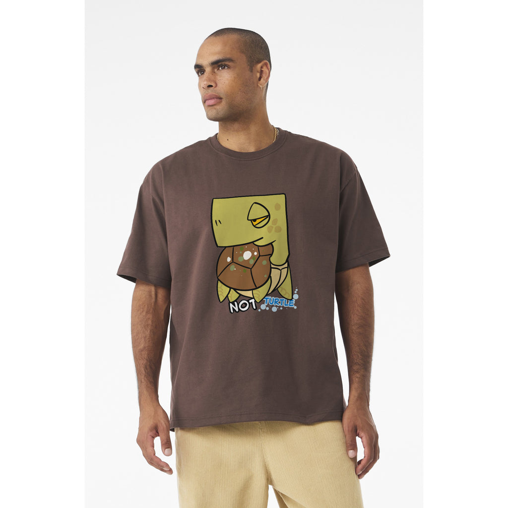 Not Turtle T‑Shirt — Cute Cartoon Sea Turtle Graphic Tee