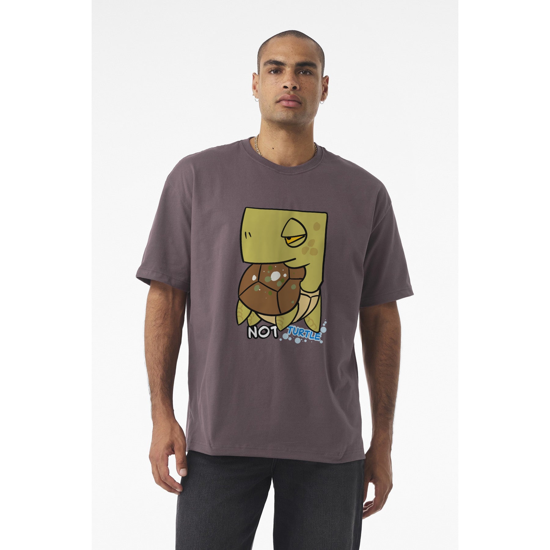 Not Turtle T‑Shirt — Cute Cartoon Sea Turtle Graphic Tee