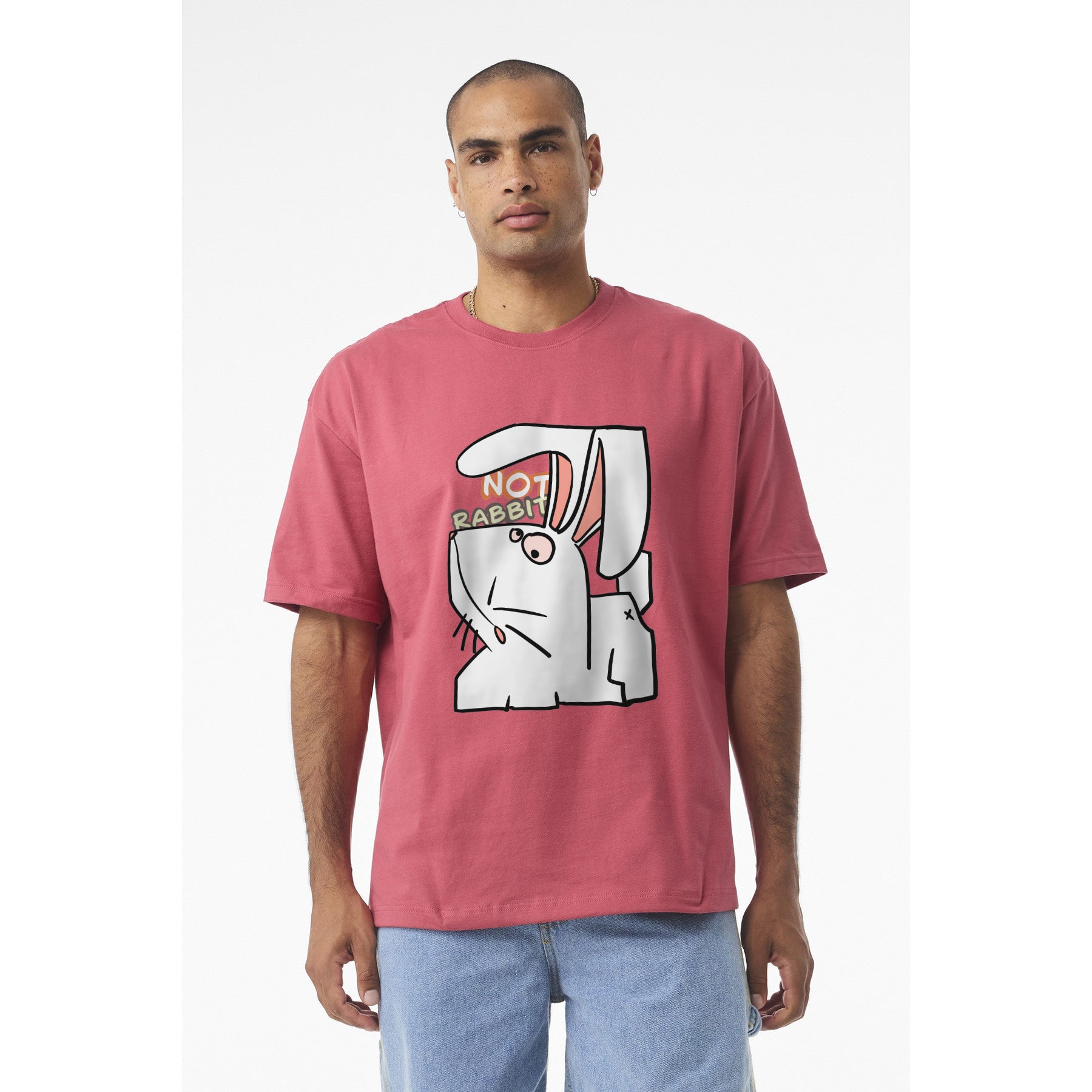 Rabbit Pocket Tee — Cute 'Not Rabbit' Graphic T-Shirt
