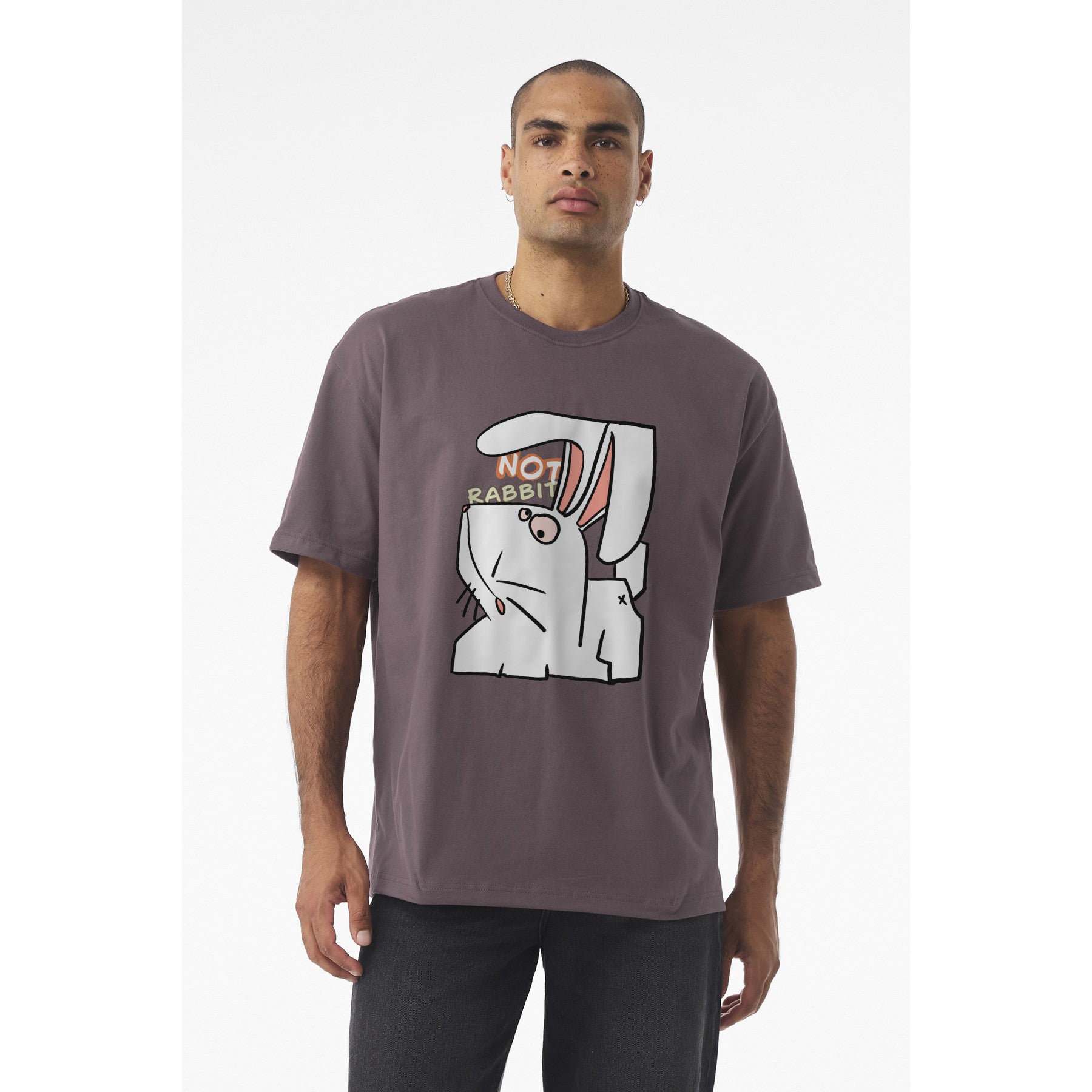 Rabbit Pocket Tee — Cute 'Not Rabbit' Graphic T-Shirt