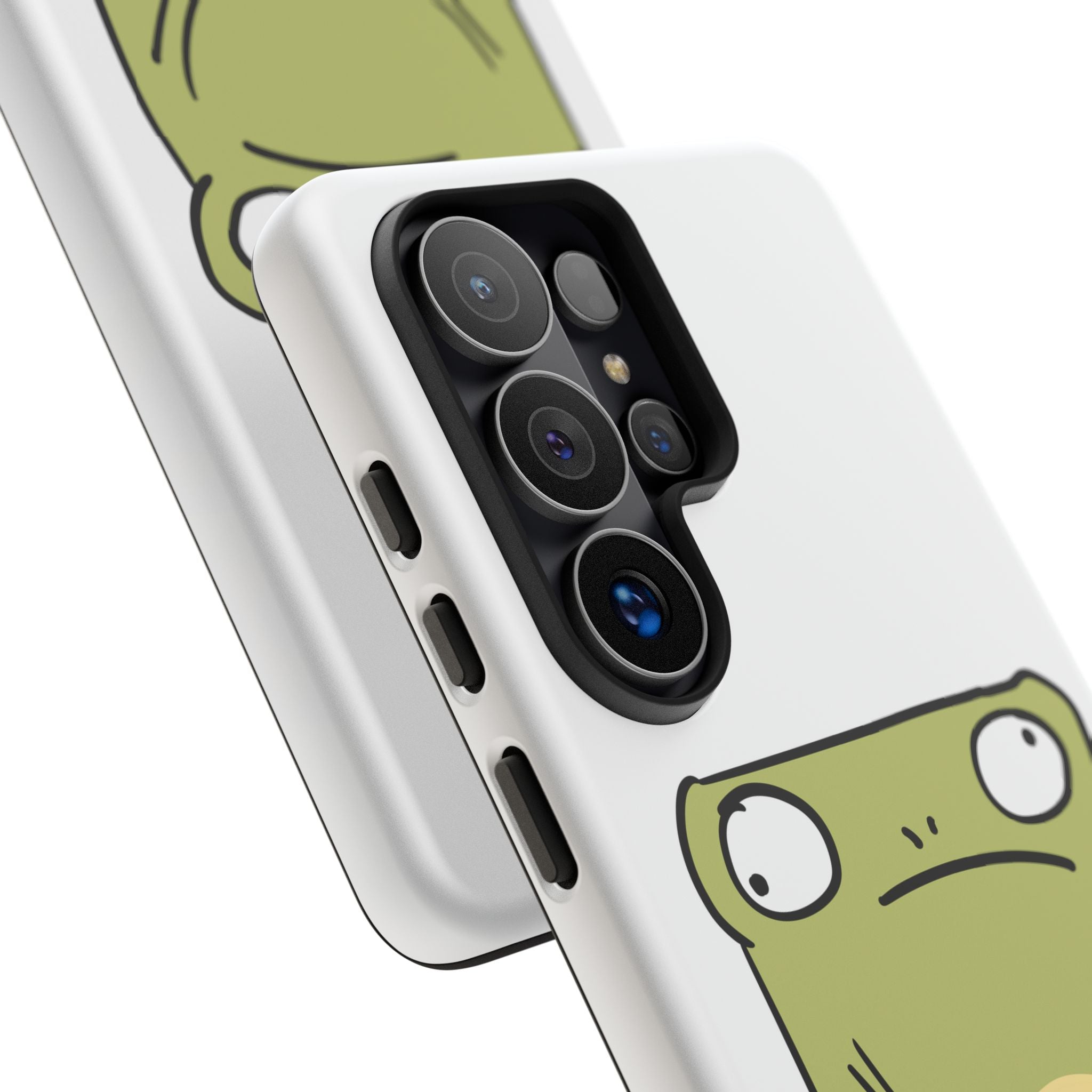 Funny Frog Tough Phone Case — Cute Stubborn Frog Protective iPhone Case
