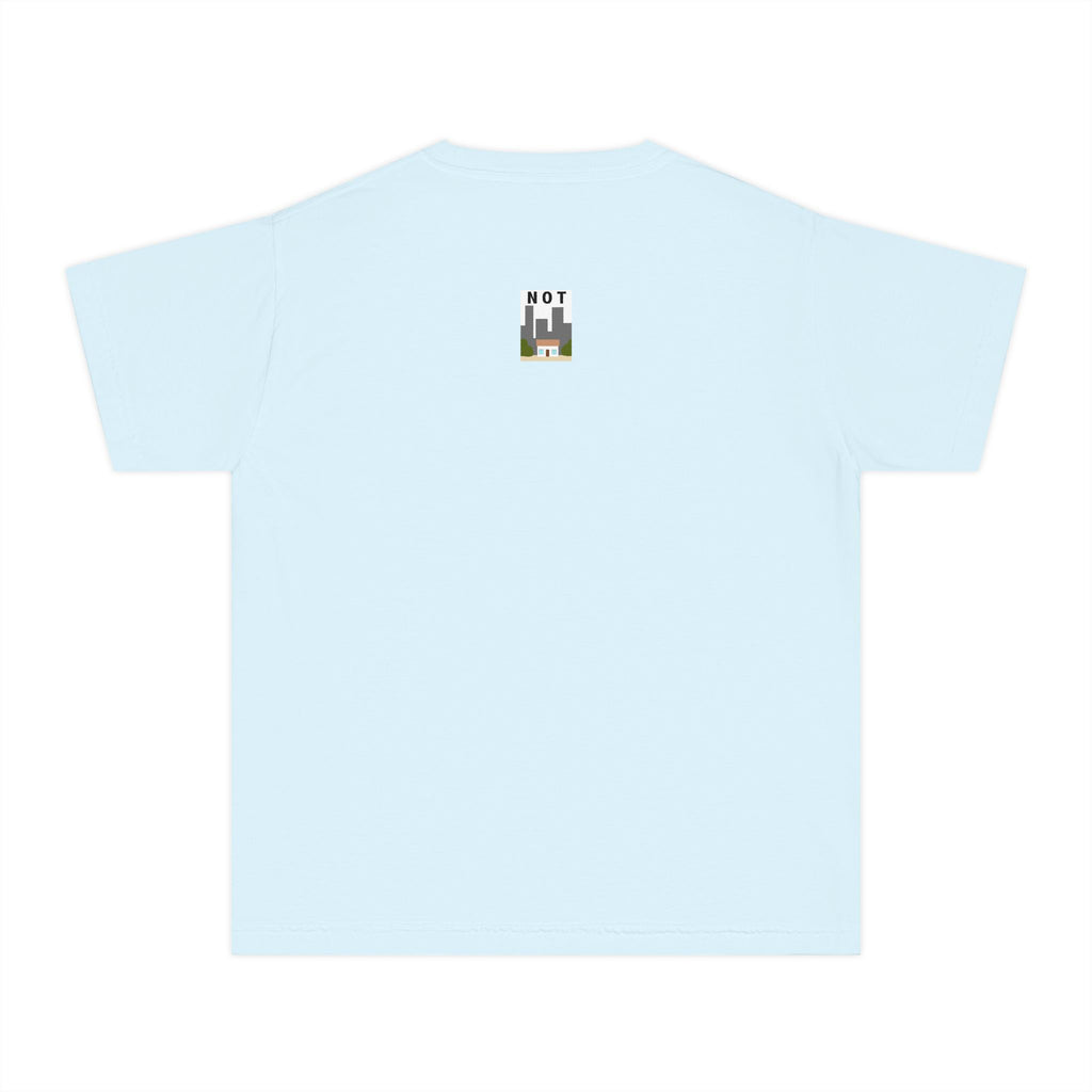 Orange Cat Youth Tee – Cute Cartoon Cat Graphic Shirt for Kids | Funny Not Cat Animal Cotton T-Shirt