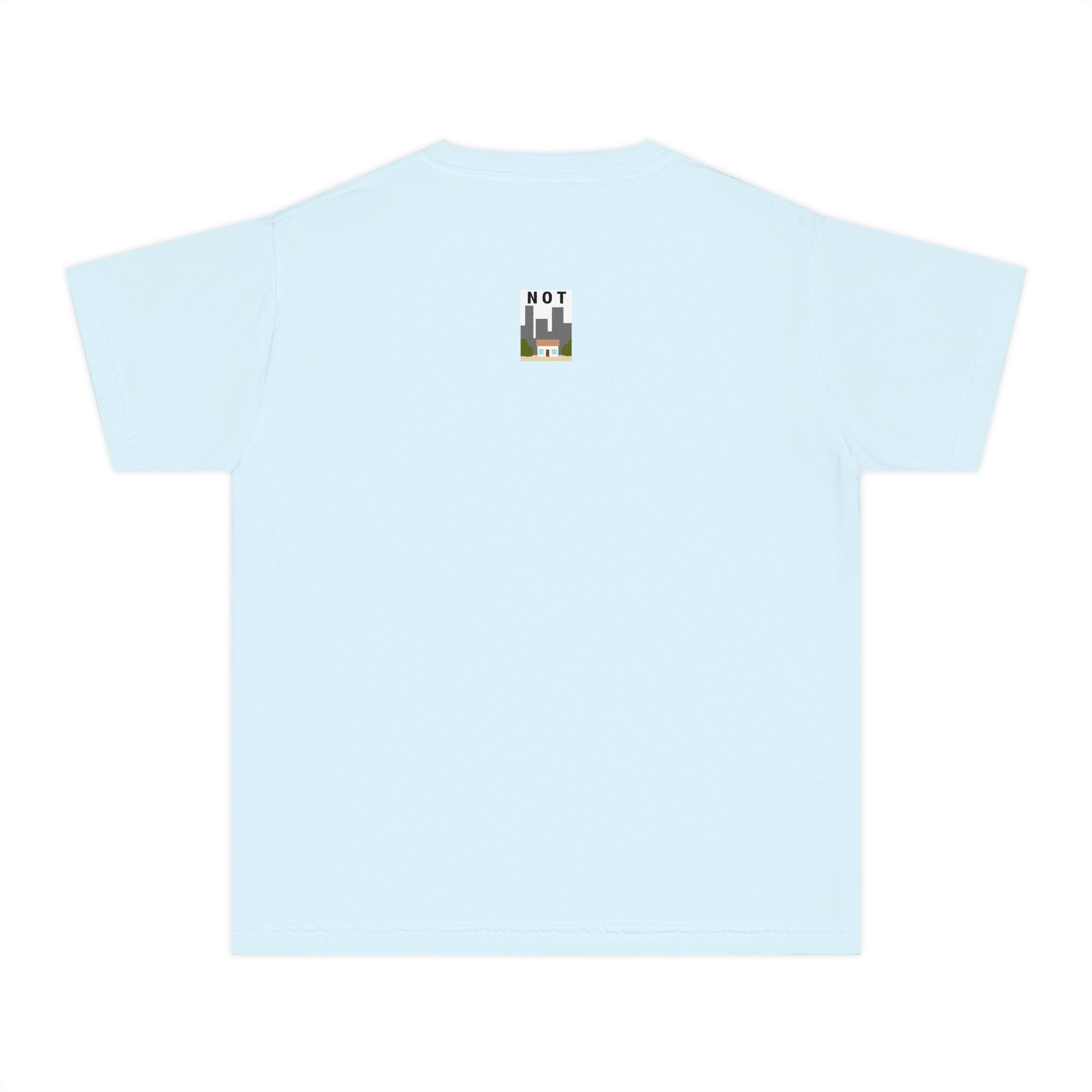 Orange Cat Youth Tee – Cute Cartoon Cat Graphic Shirt for Kids | Funny Not Cat Animal Cotton T-Shirt