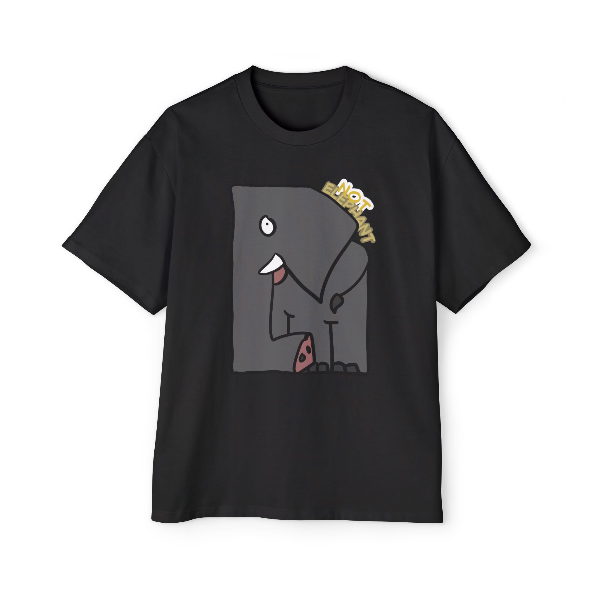 Elephant T-shirt — Not Elephant Tee | Cute Cartoon Elephant