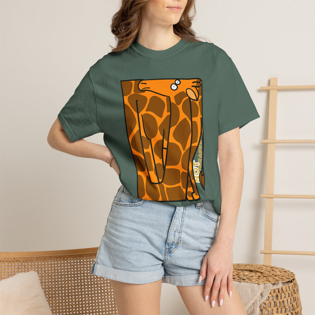 Giraffe T-Shirt — Cute Cartoon "Not Giraffe" Unisex T-shirt