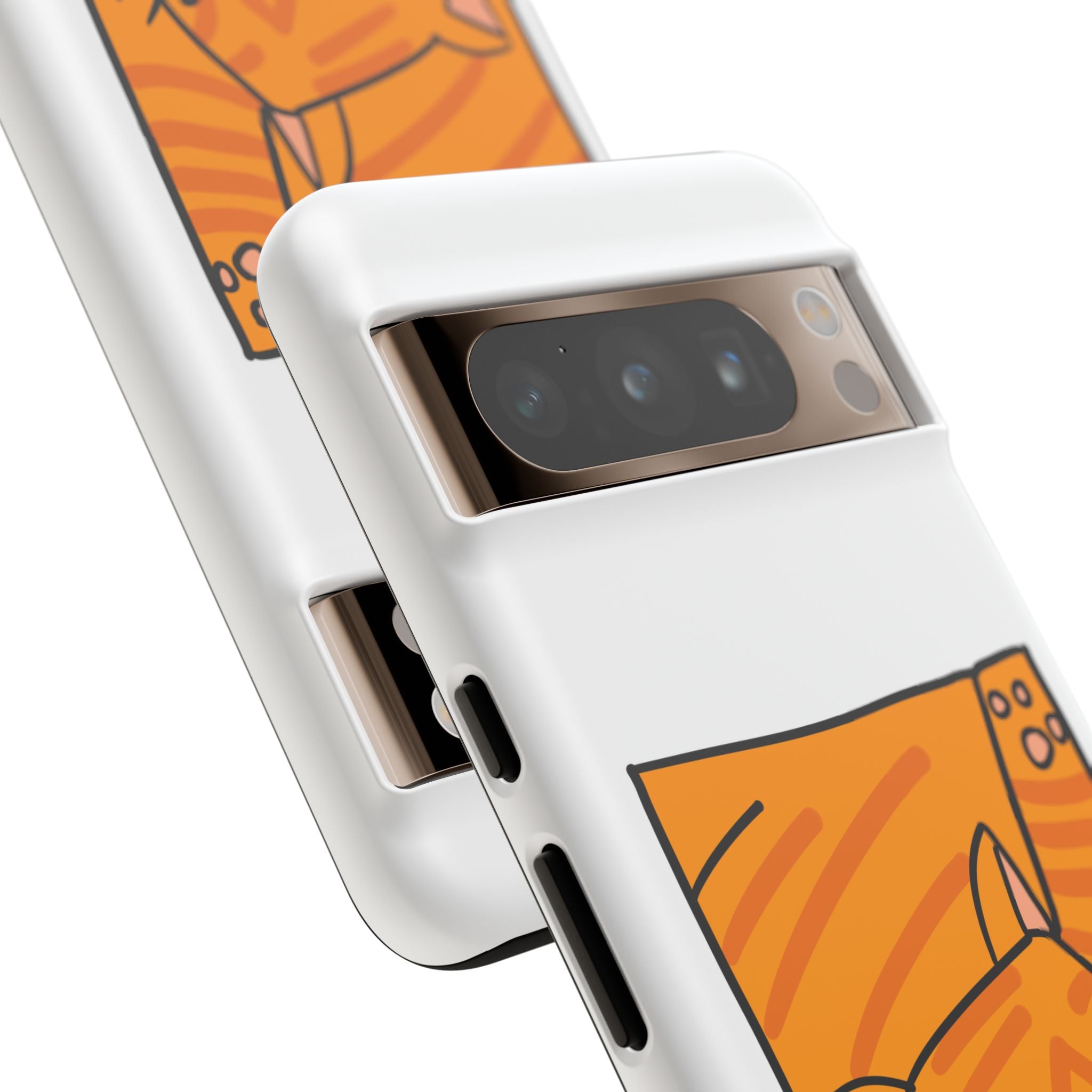 Cute Orange Cat Phone Case - Tough Cases Protective Phone Cover