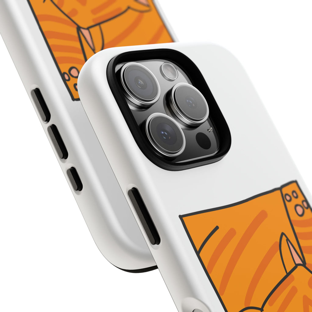 Cute Orange Cat Phone Case - Tough Cases Protective Phone Cover