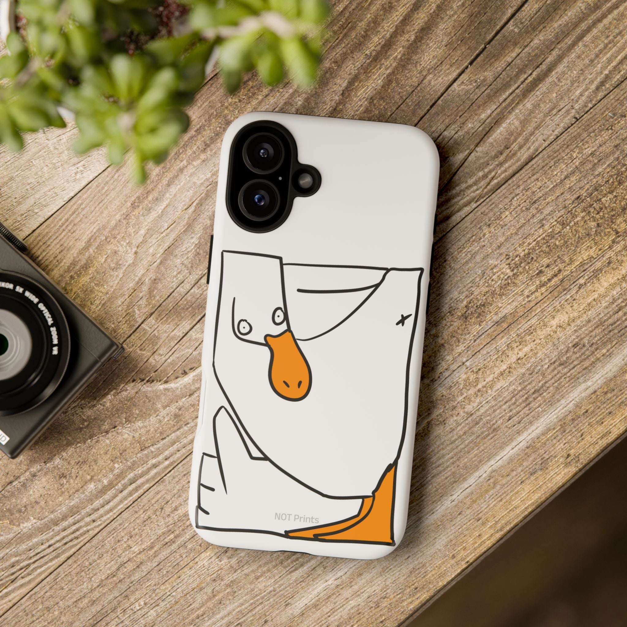 Duck Phone Case – Cute Cartoon Duck Tough Phone Cover