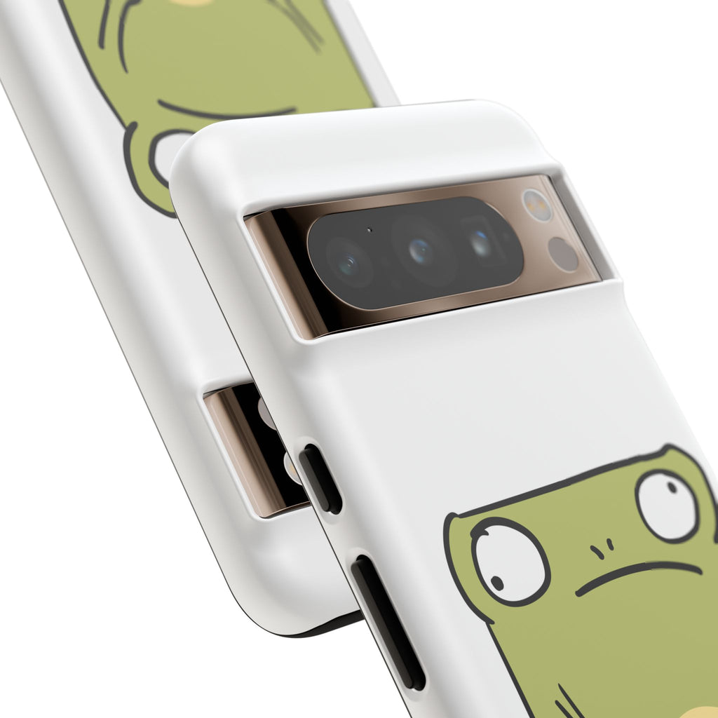 Funny Frog Tough Phone Case — Cute Stubborn Frog Protective iPhone Case