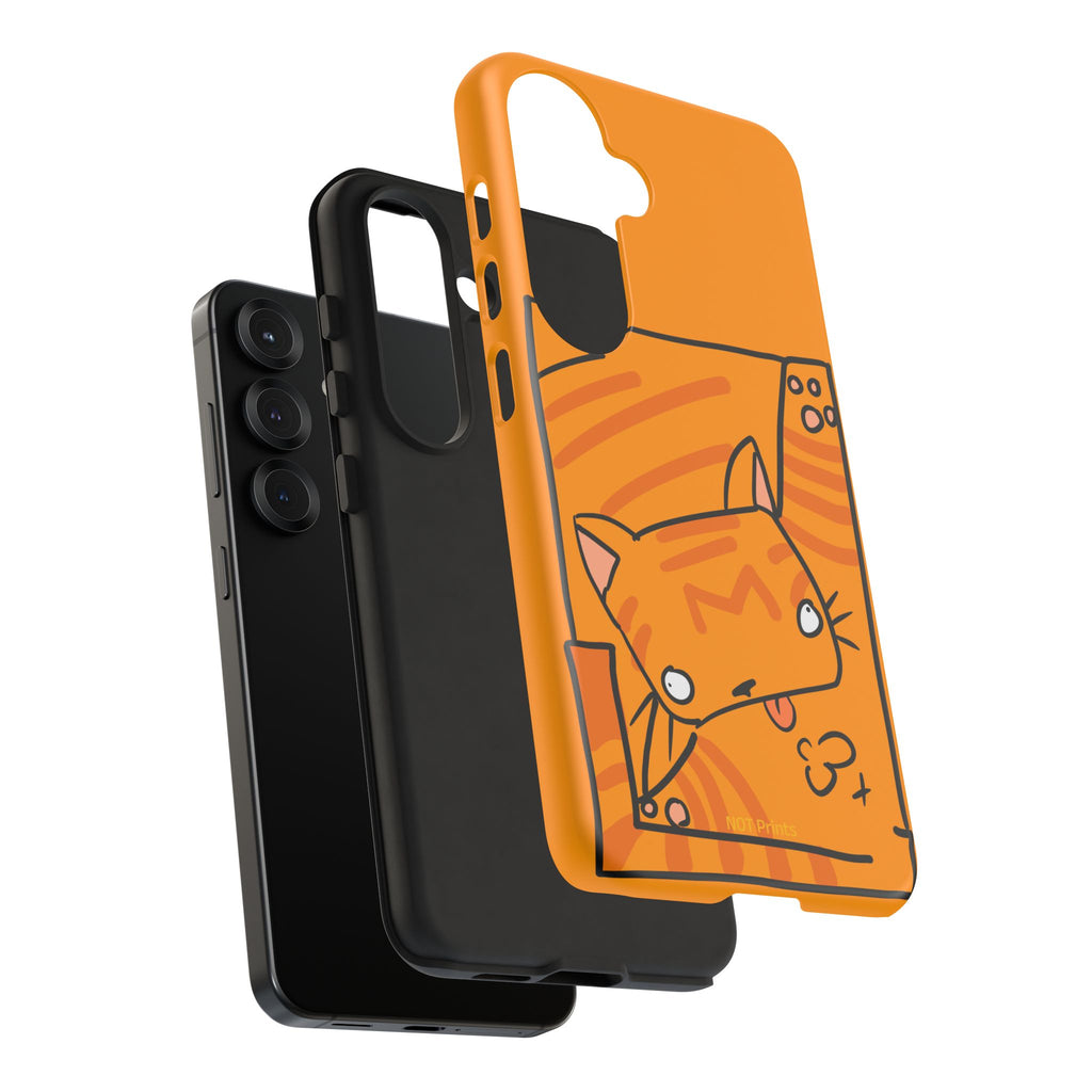 Cute Orange Cat Phone Case - Tough Cases Protective iPhone Cover