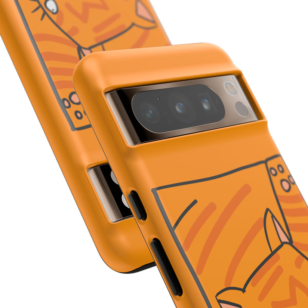 Cute Orange Cat Phone Case - Tough Cases Protective iPhone Cover