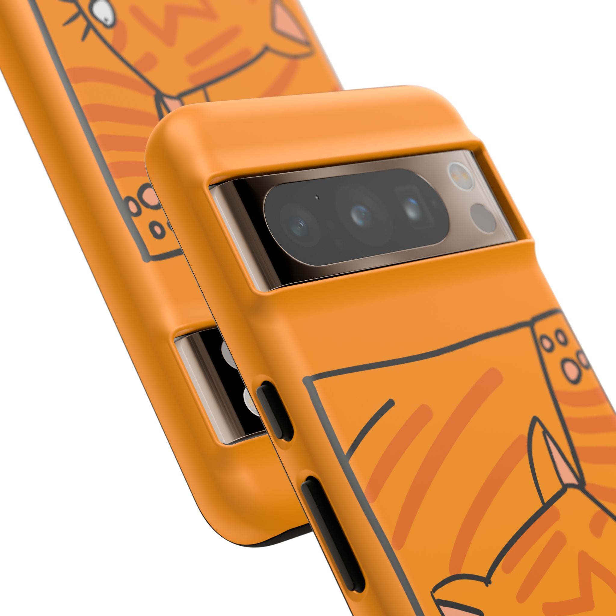 Cute Orange Cat Phone Case - Tough Cases Protective iPhone Cover