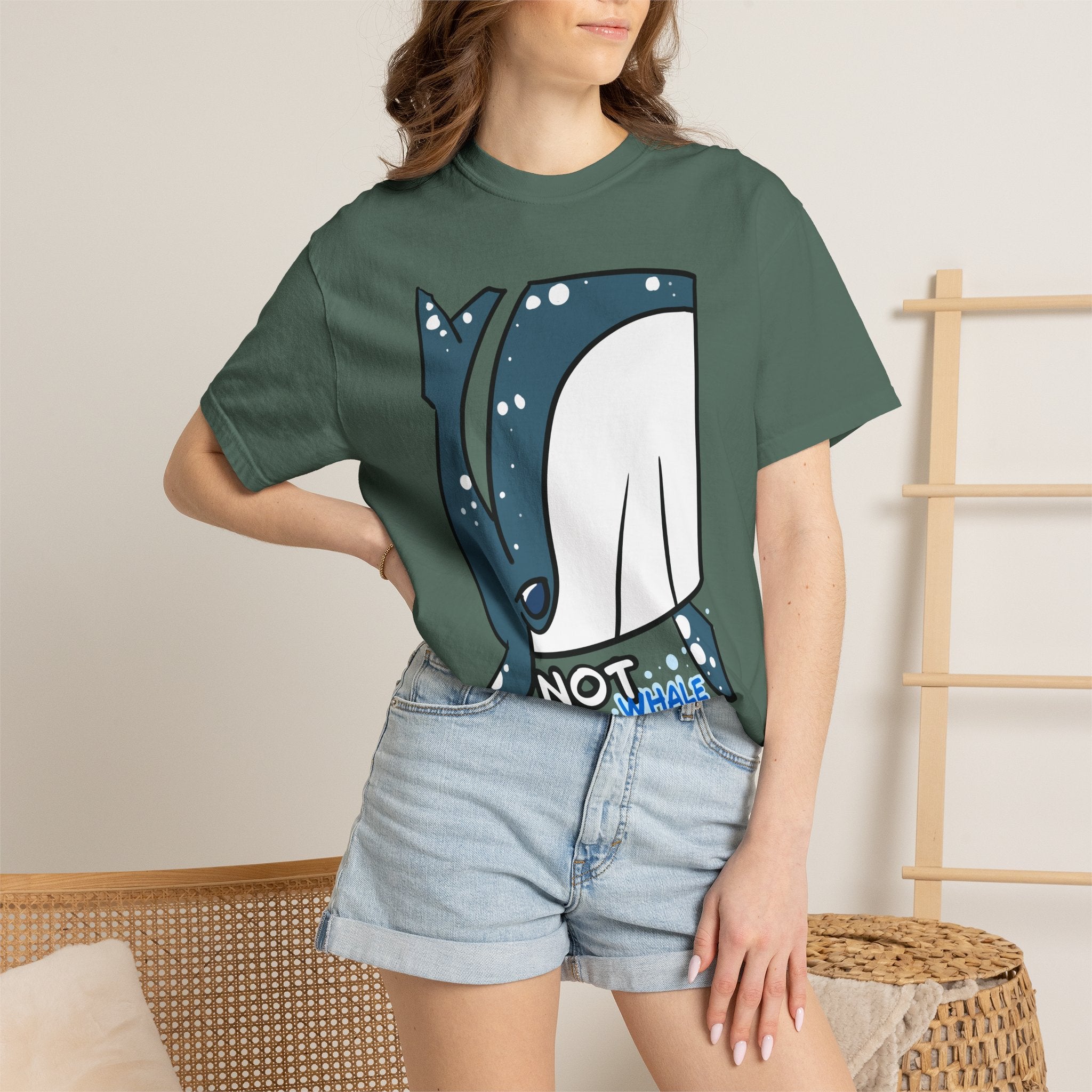 Whale T-Shirt — Cute Cartoon "Not Whale" Unisex T-shirt