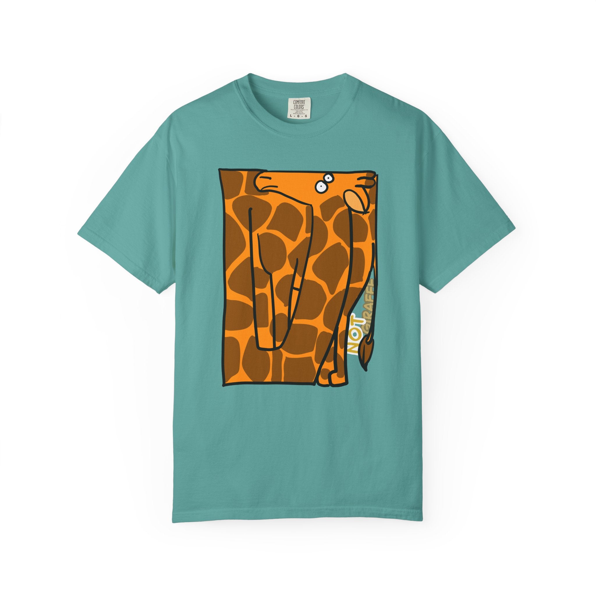 Giraffe T-Shirt — Cute Cartoon "Not Giraffe" Unisex T-shirt