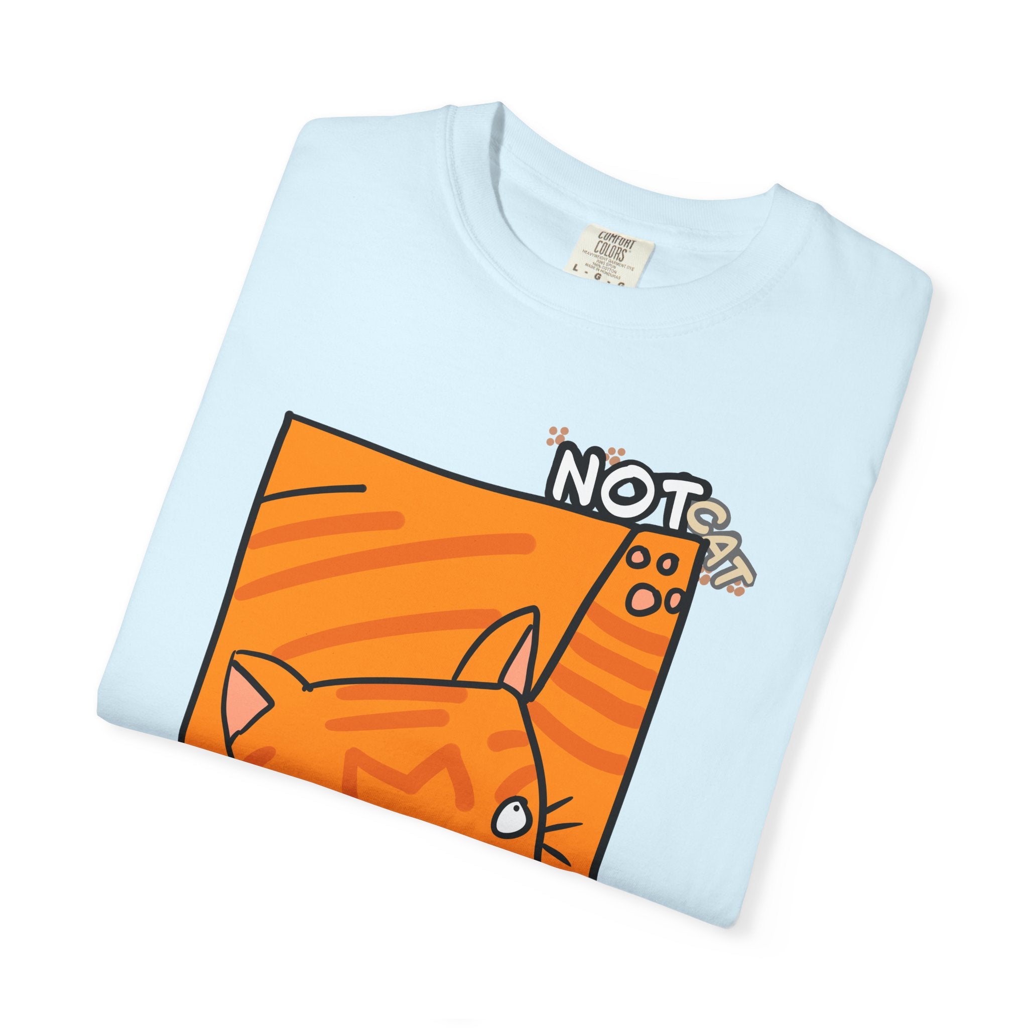 Orange Cat T-Shirt | Cute Cartoon "Not Cat" Unisex T-shirt