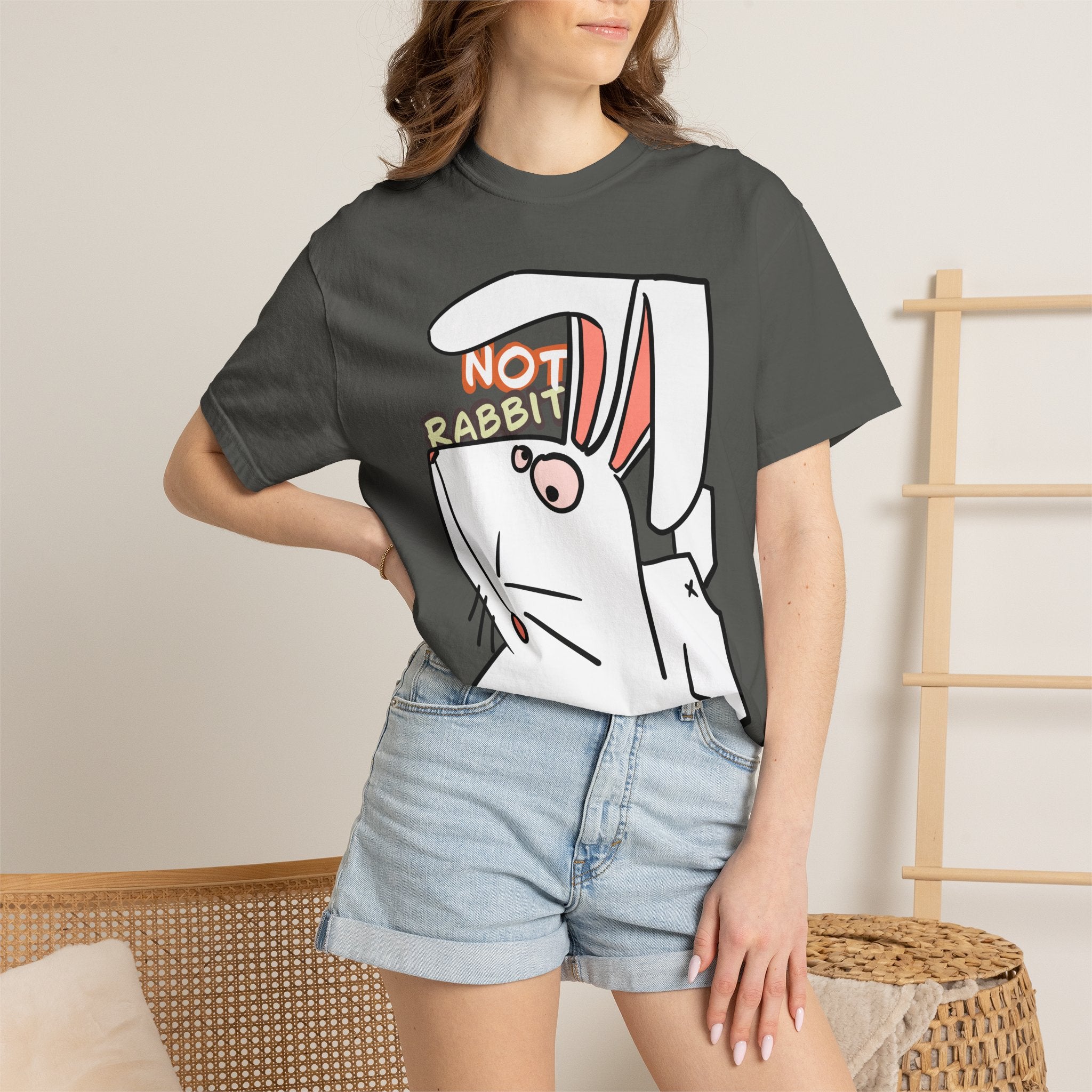 Rabbit T-Shirt | Cute Cartoon "Not Rabbit" | Unisex T-shirt