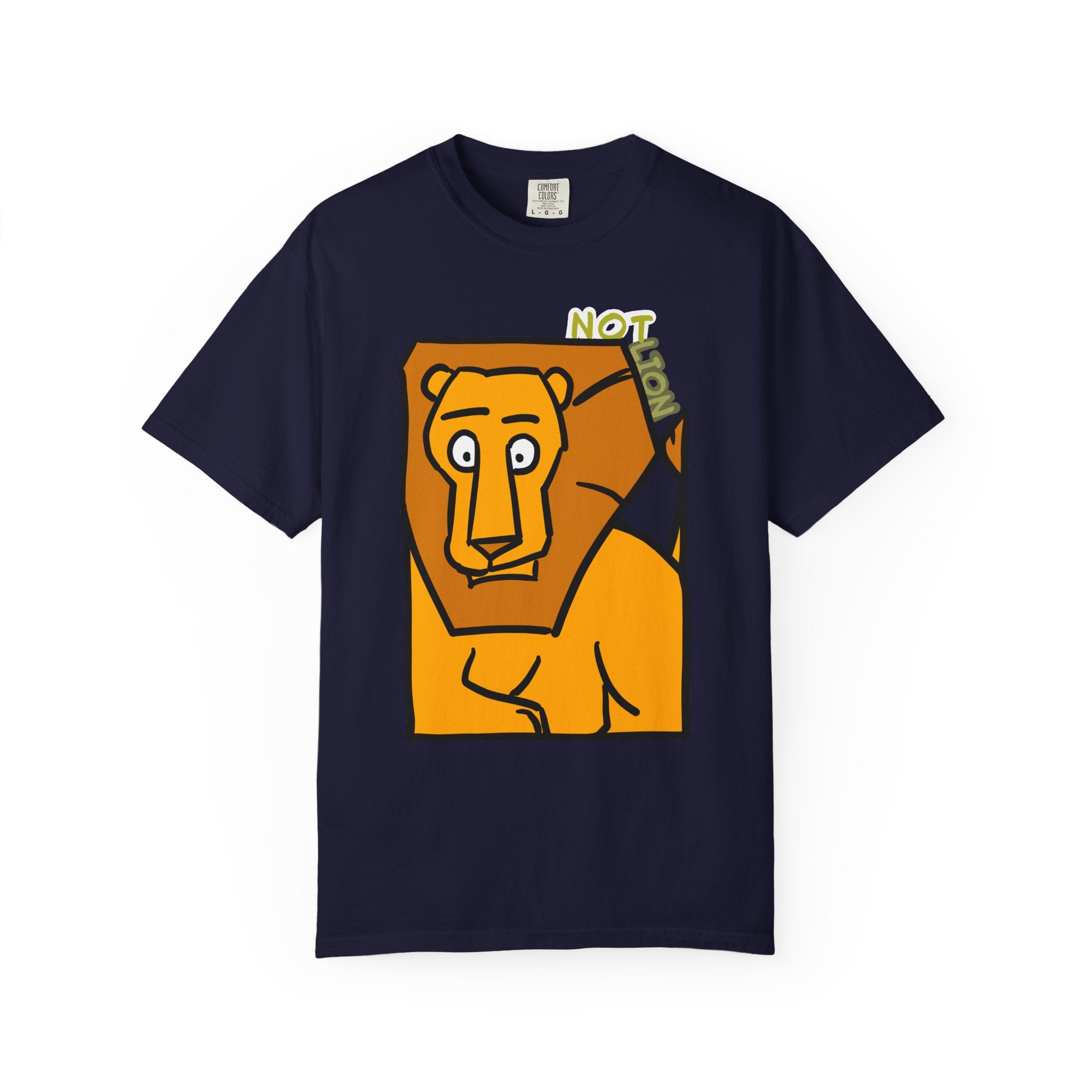 Lion Graphic Tee — "Not Lion" | Unisex T-Shirt