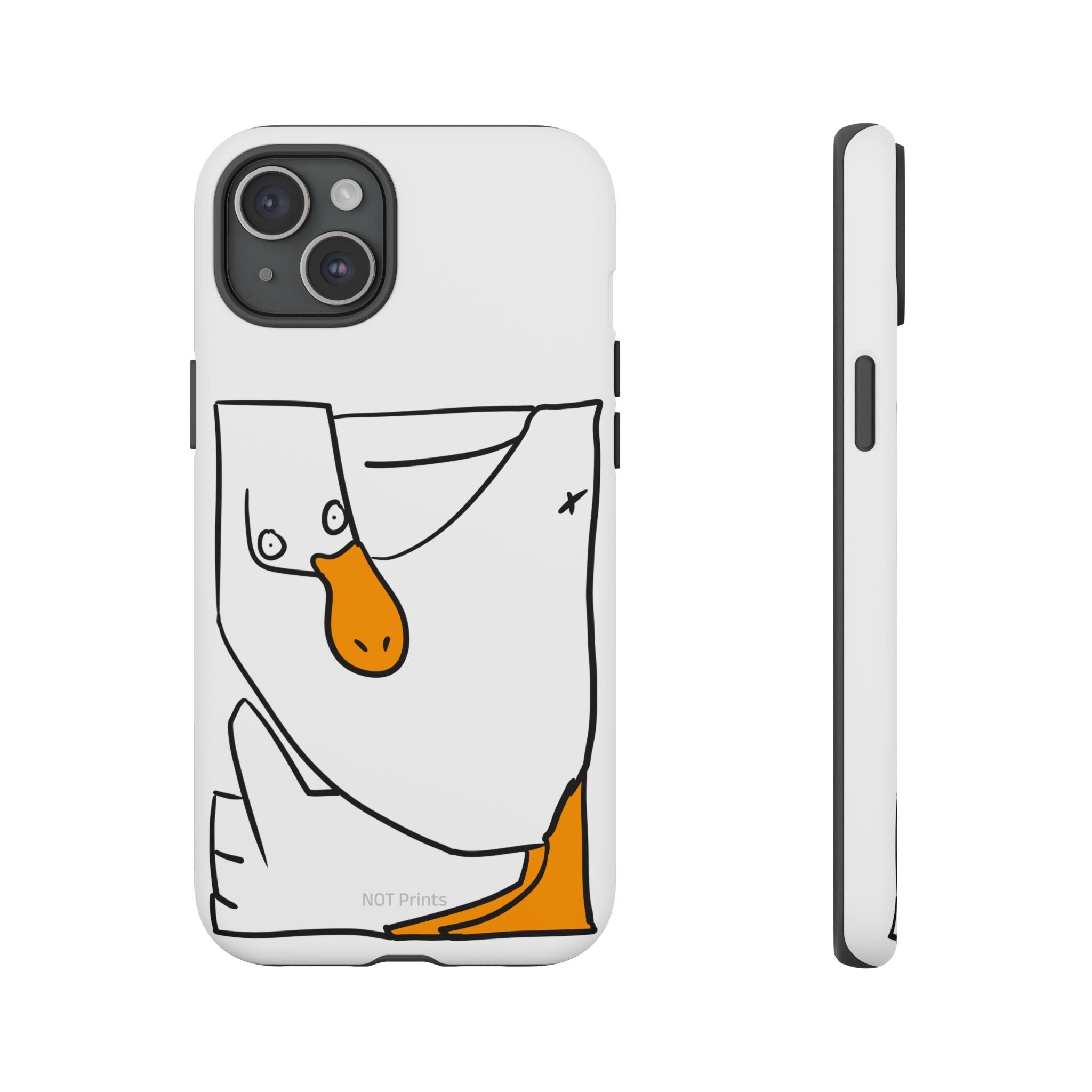 Duck Phone Case – Cute Cartoon Duck Tough Phone Cover
