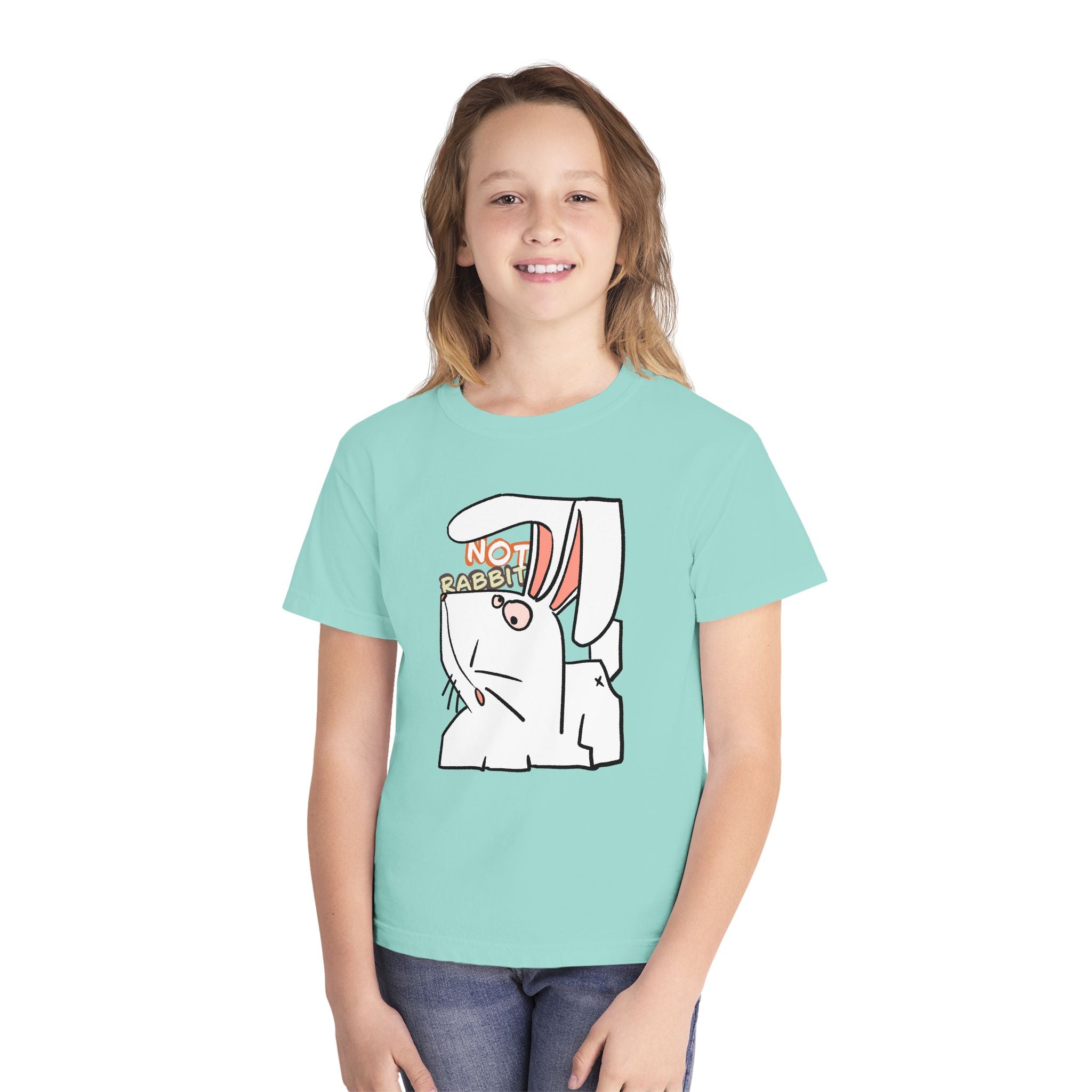 Rabbit Youth Tee — Cute 'Not Rabbit' Graphic Bunny T-Shirt