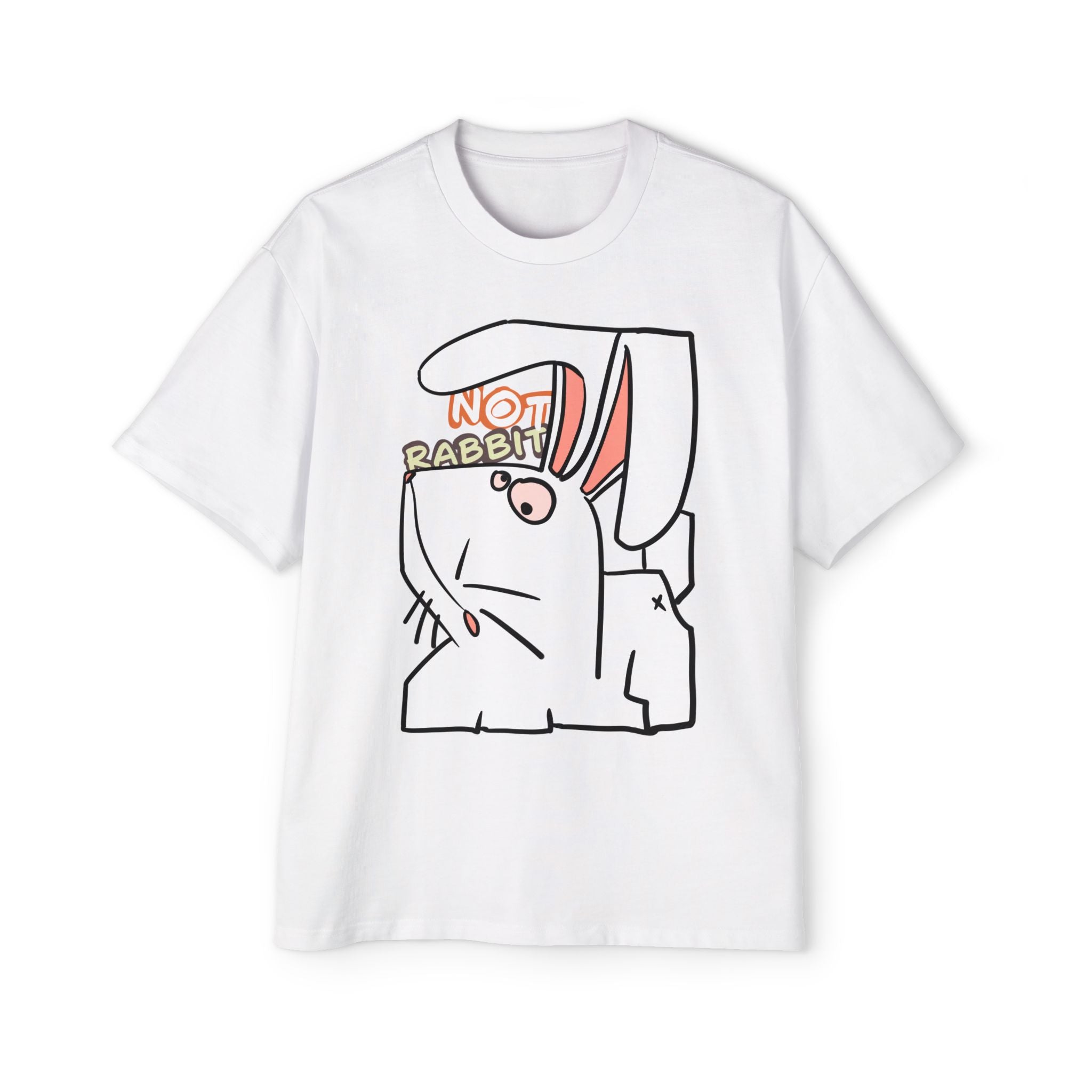 Rabbit T-shirt | Cute "NOT RABBIT" | Crazy Bunny Tee