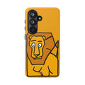 Lion Sketch Phone Case — Cute Minimalist Cartoon Lion Protective Cover
