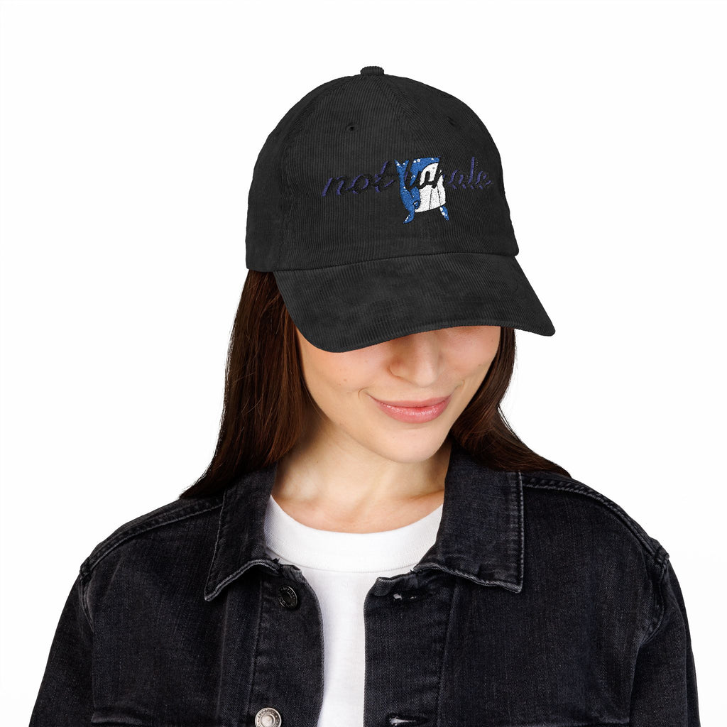 Vintage Corduroy Cap (Embroidery)| Cut 'Not Whale' Cap