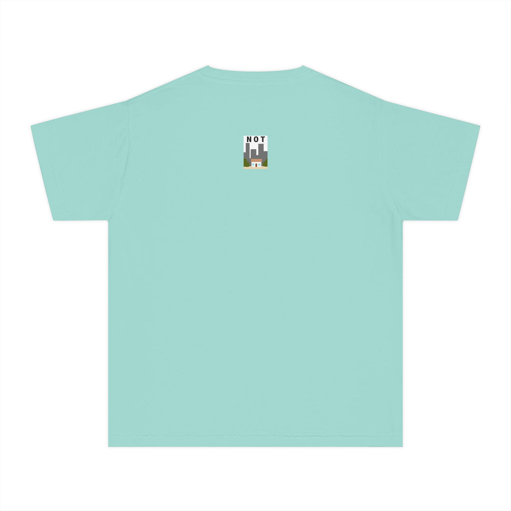 Orange Cat Youth Tee – Cute Cartoon Cat Graphic Shirt for Kids | Funny Not Cat Animal Cotton T-Shirt