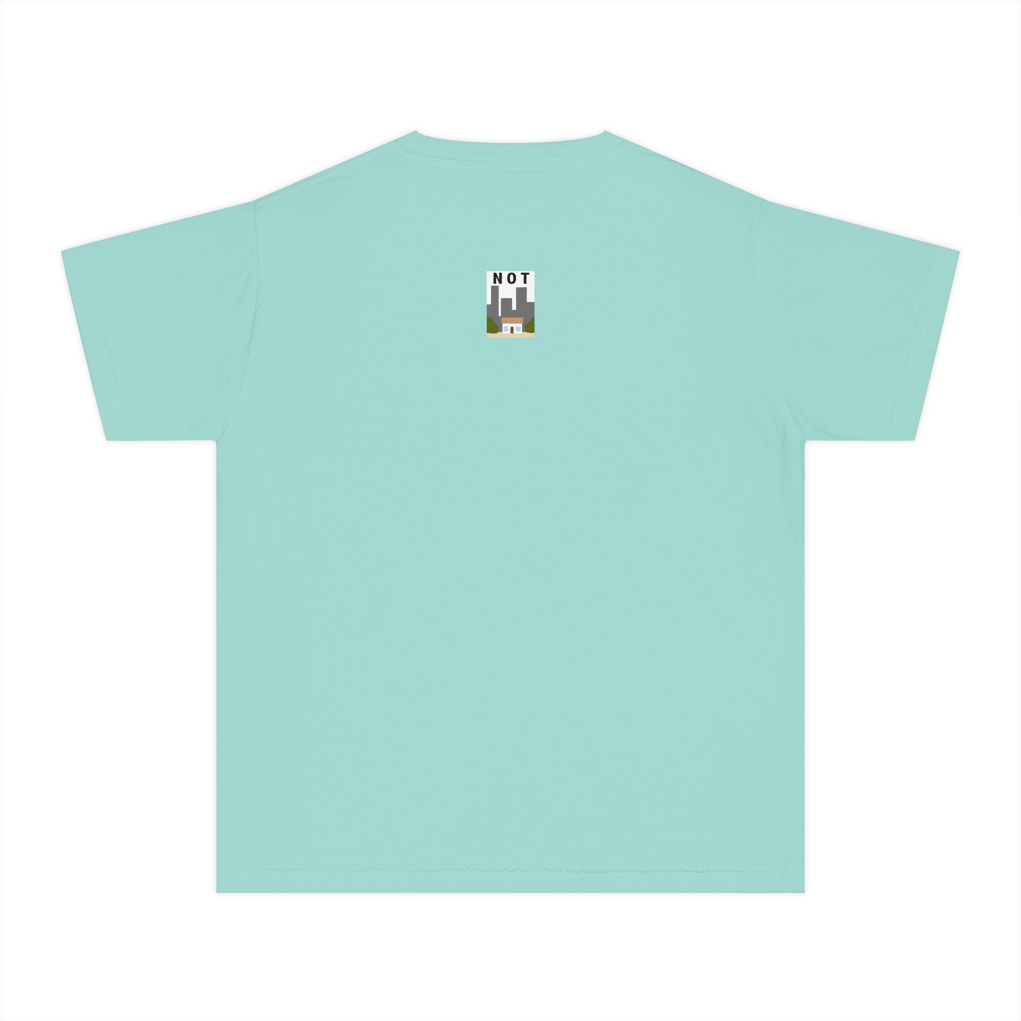 Orange Cat Youth Tee – Cute Cartoon Cat Graphic Shirt for Kids | Funny Not Cat Animal Cotton T-Shirt