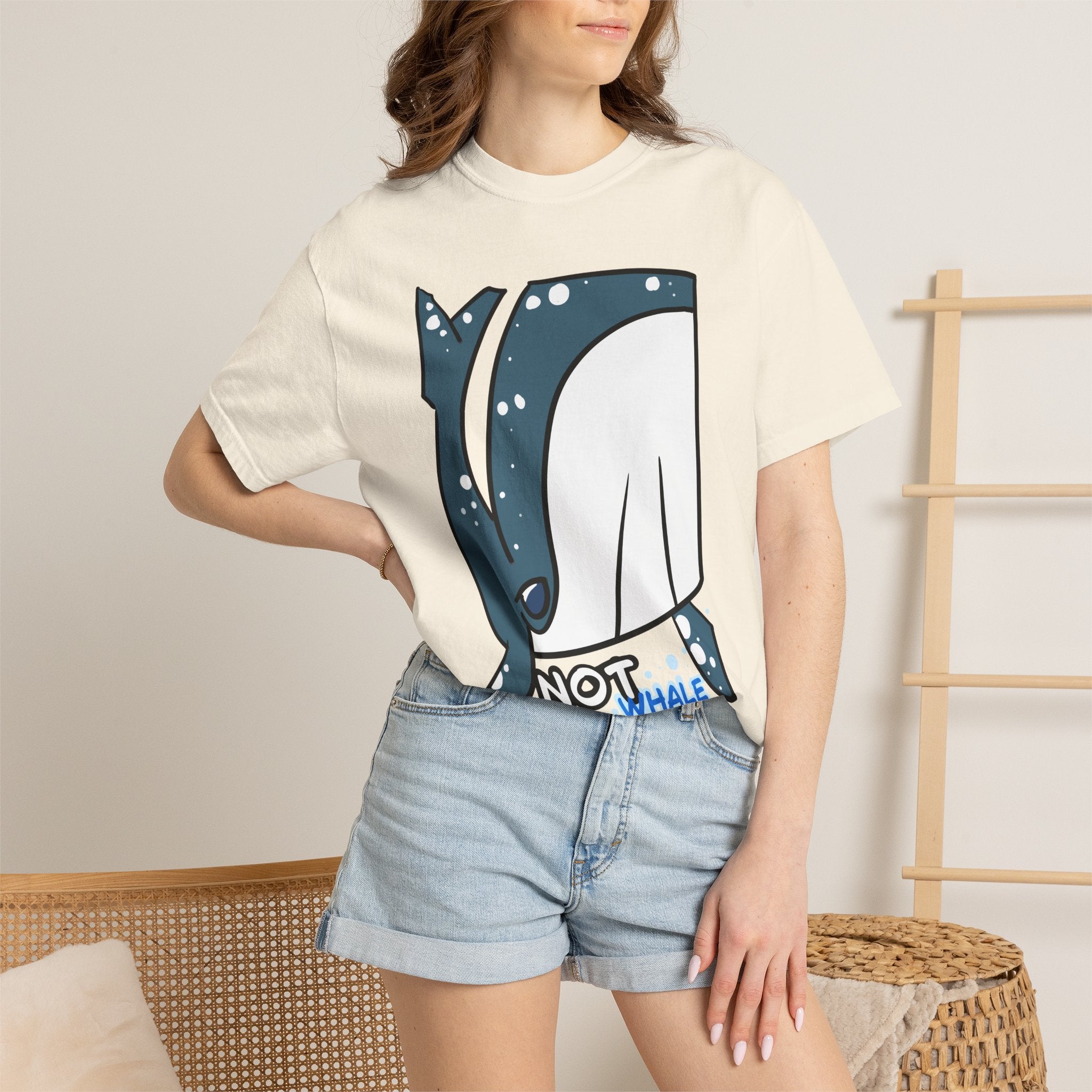 Whale T-Shirt — Cute Cartoon "Not Whale" Unisex T-shirt