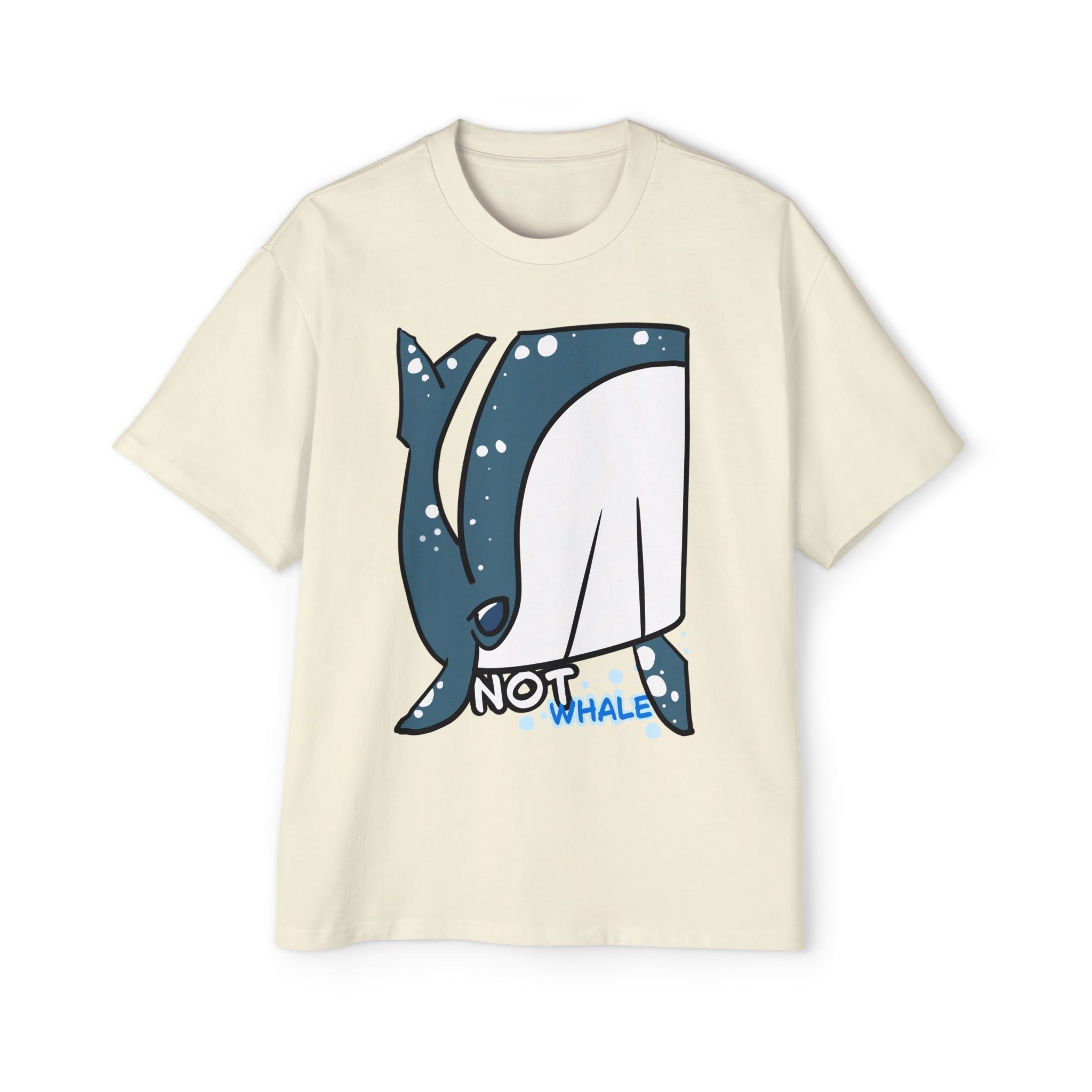 Whale Graphic Tee — Cute "Not Whale" Illustration T-Shirt for Ocean Lovers