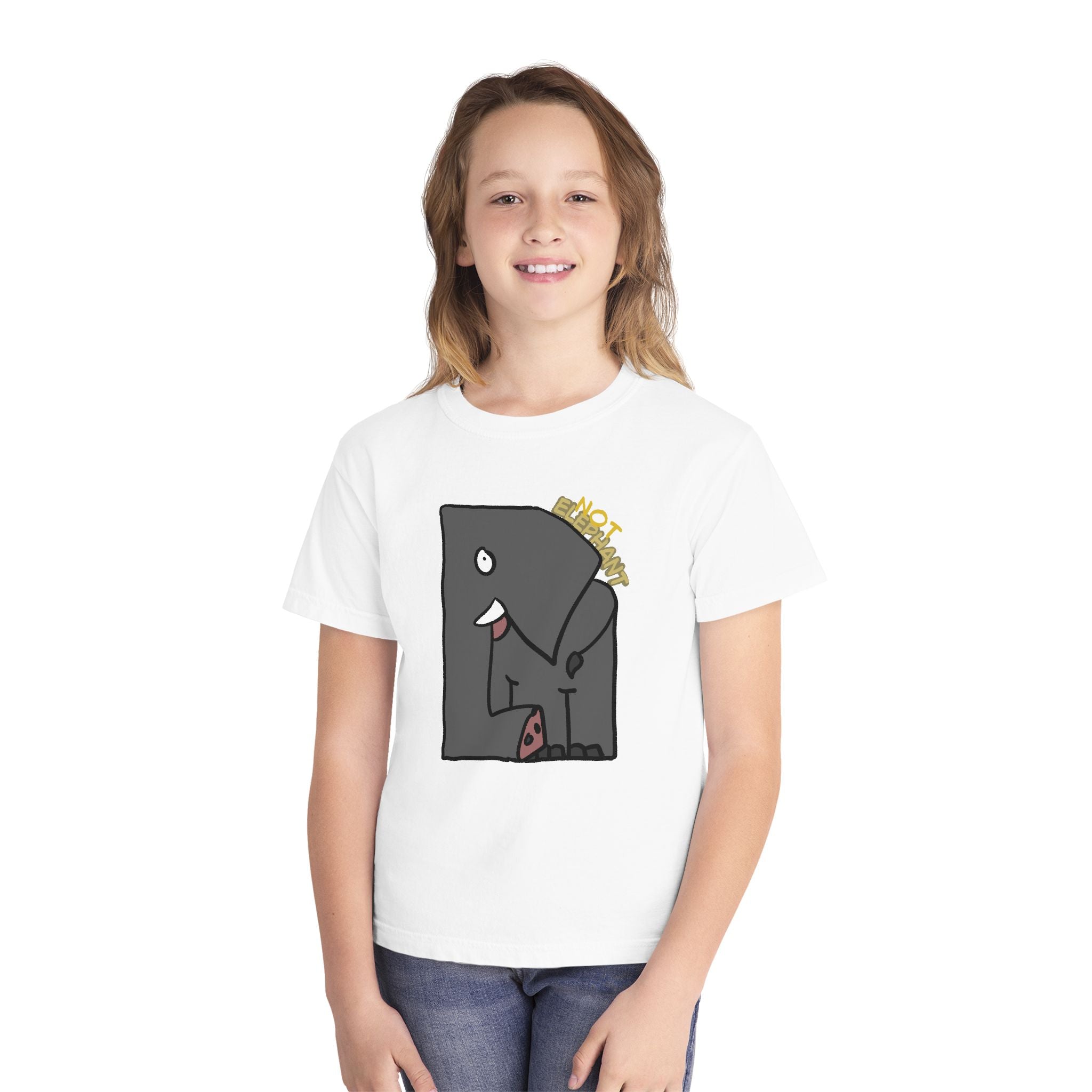 Elephant Youth Tee — Cute "Not Elephant"