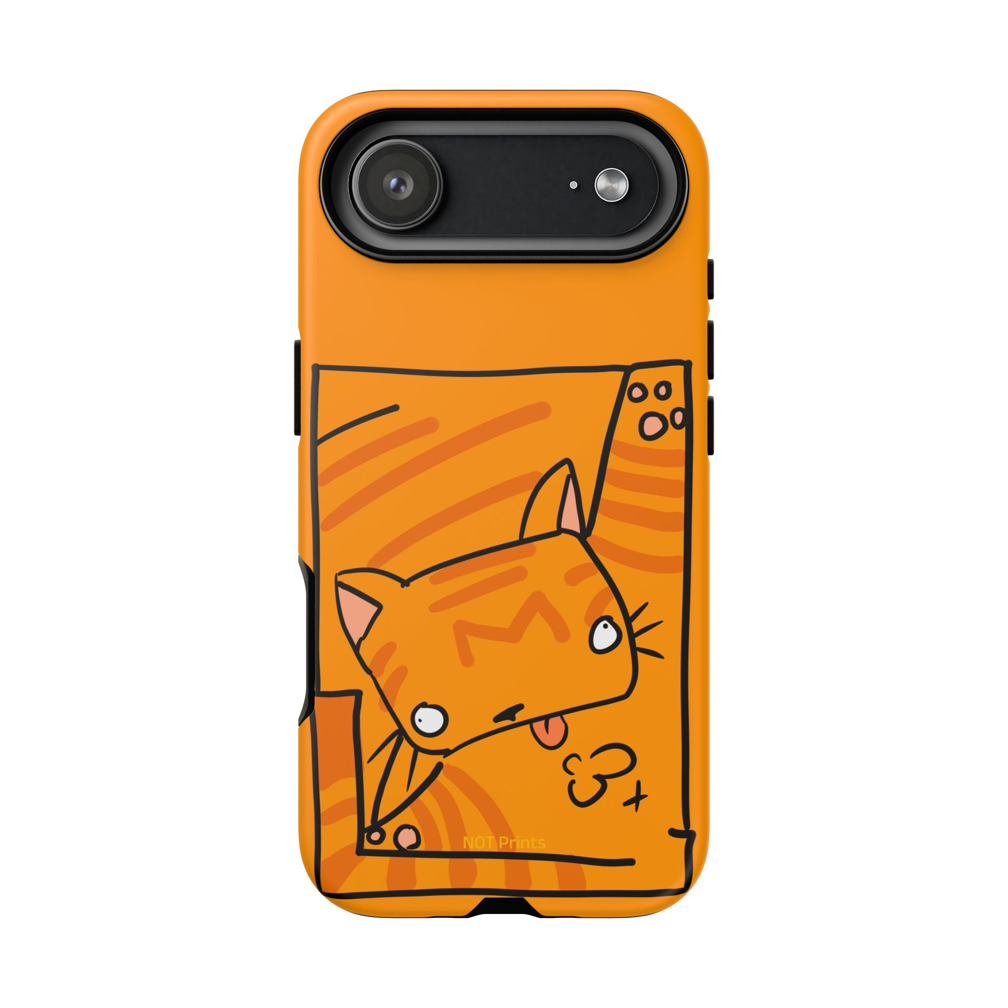 Cute Orange Cat Phone Case - Tough Cases Protective iPhone Cover