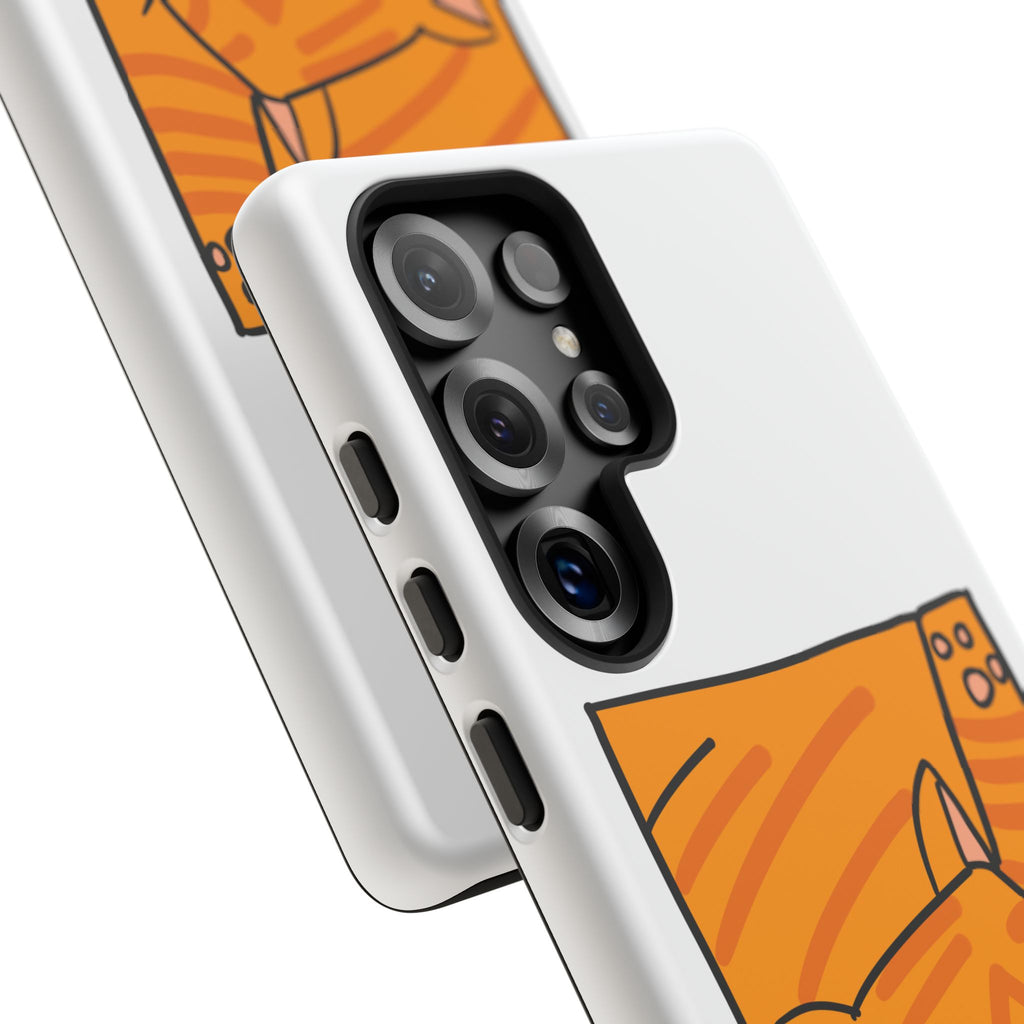 Cute Orange Cat Phone Case - Tough Cases Protective Phone Cover