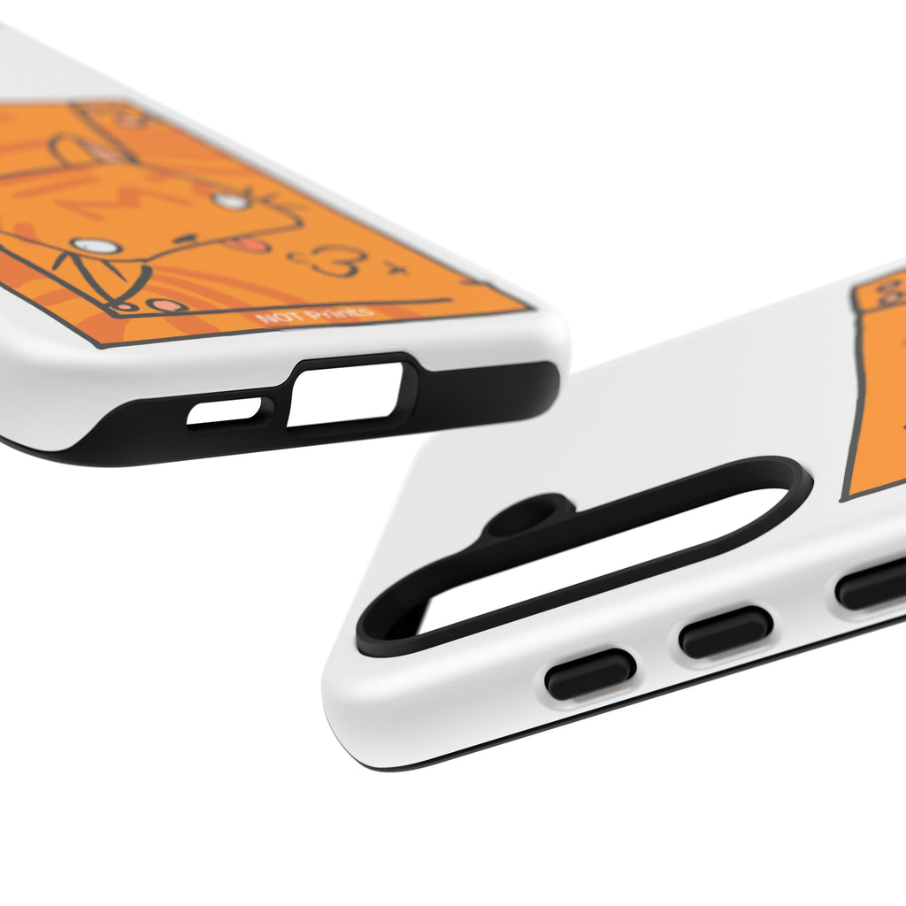 Cute Orange Cat Phone Case - Tough Cases Protective Phone Cover