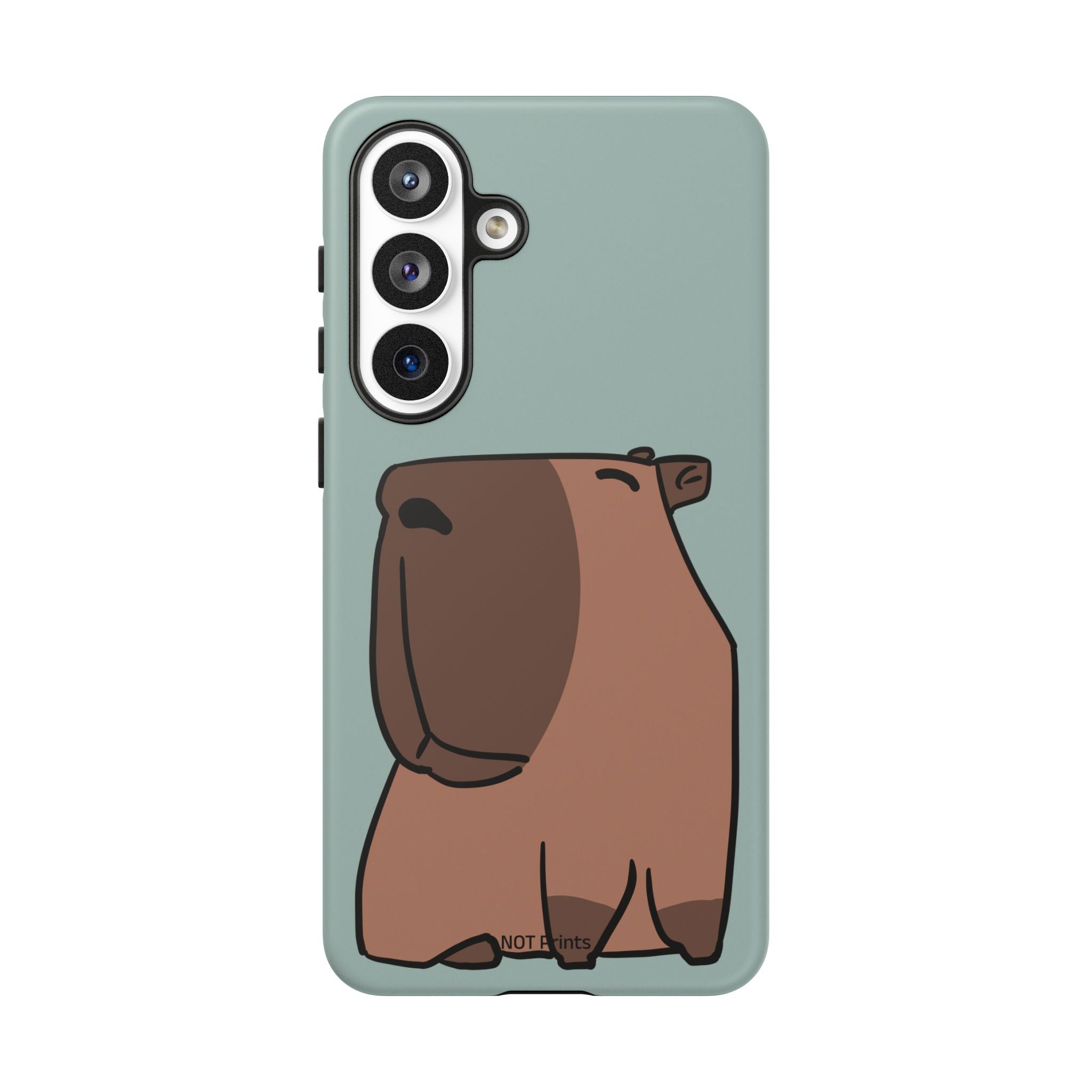 Coque de téléphone mignon ours - Coque de protection iPhone ours brun dessin animé minimaliste