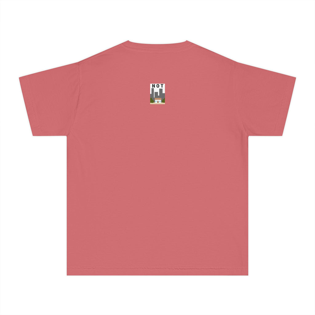 Orange Cat Youth Tee – Cute Cartoon Cat Graphic Shirt for Kids | Funny Not Cat Animal Cotton T-Shirt
