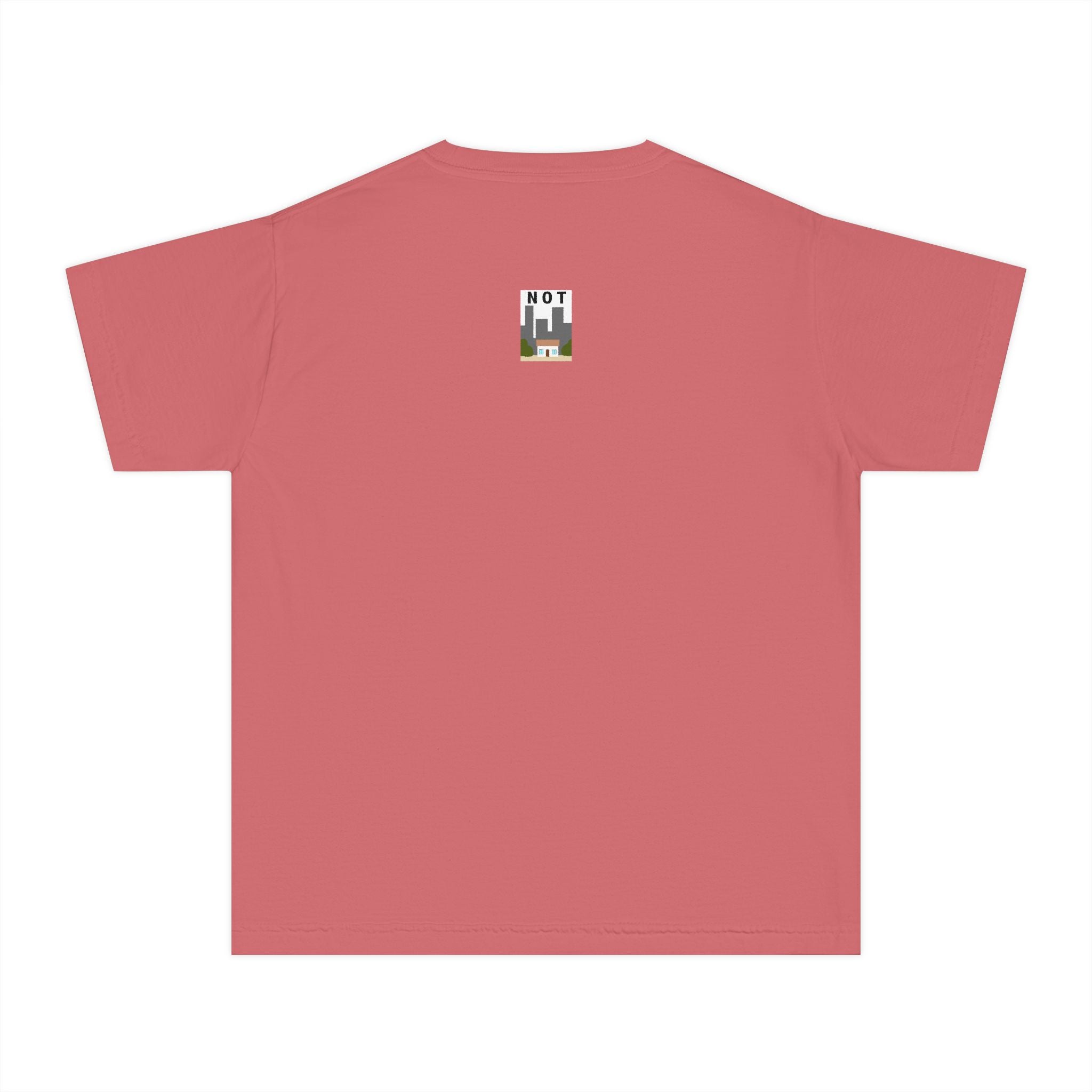 Orange Cat Youth Tee – Cute Cartoon Cat Graphic Shirt for Kids | Funny Not Cat Animal Cotton T-Shirt