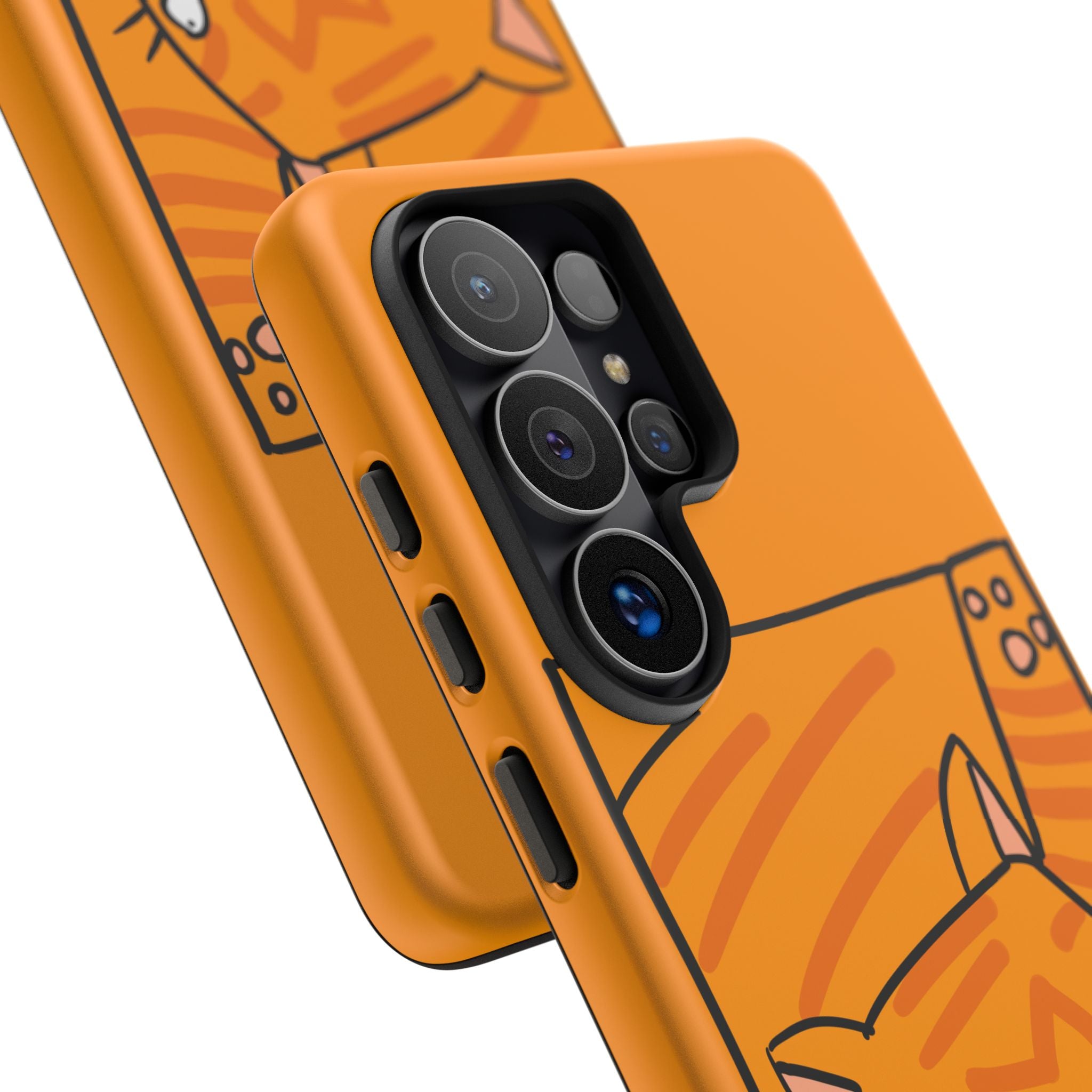 Cute Orange Cat Phone Case - Tough Cases Protective iPhone Cover