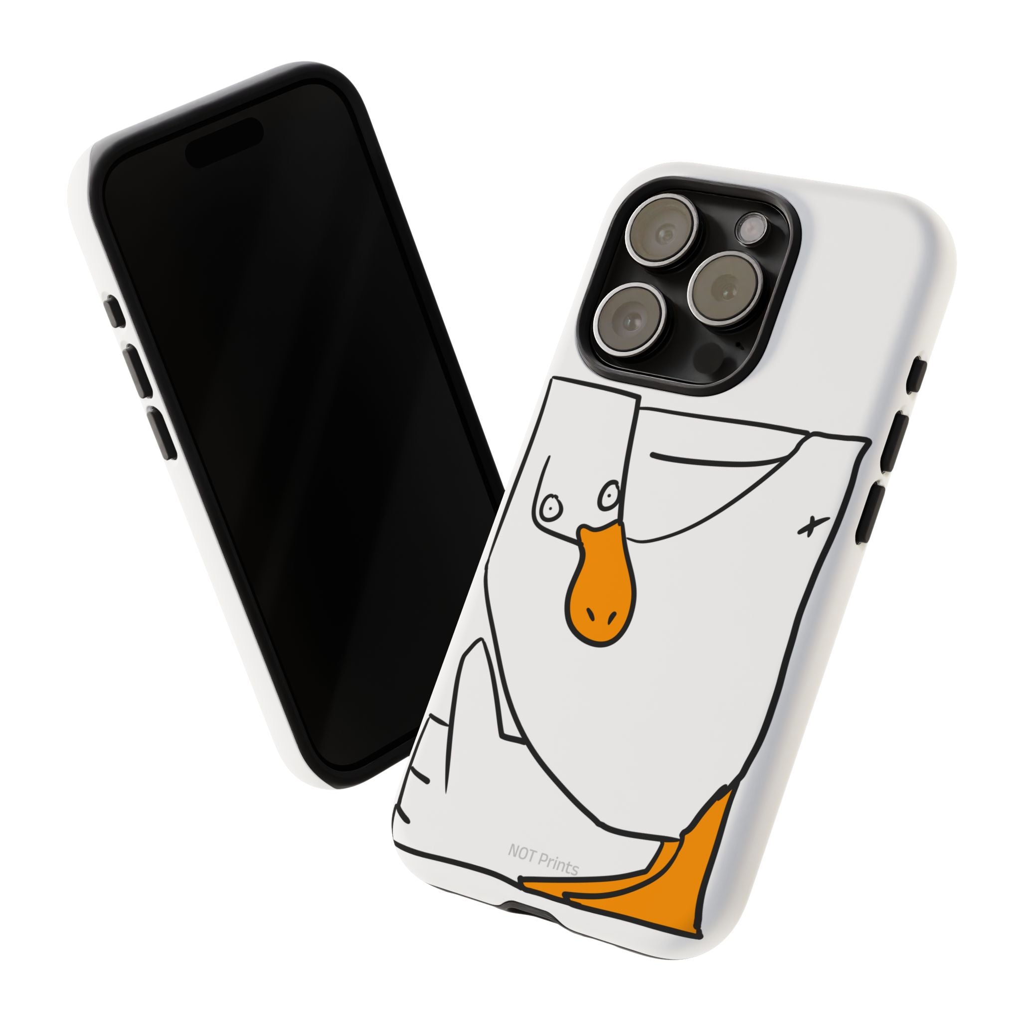 Duck Phone Case – Cute Cartoon Duck Tough Phone Cover