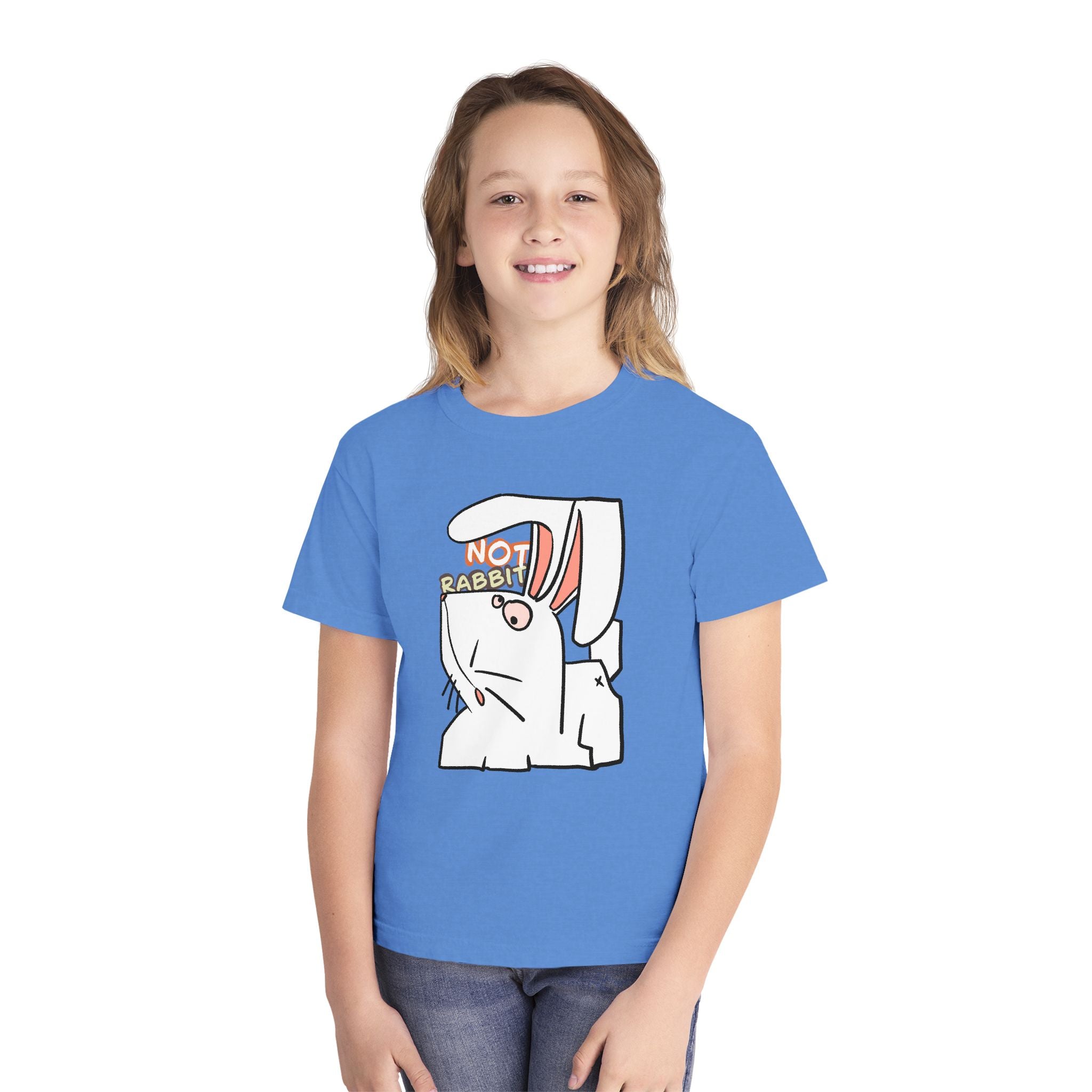 Rabbit Youth Tee — Cute 'Not Rabbit' Graphic Bunny T-Shirt