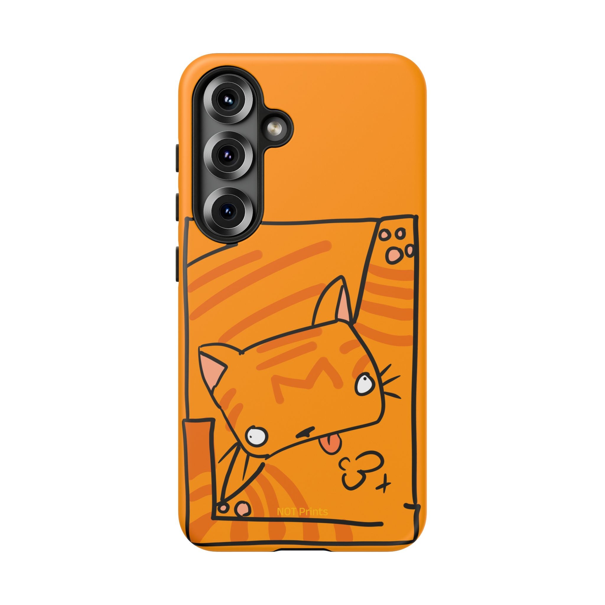 Cute Orange Cat Phone Case - Tough Cases Protective iPhone Cover