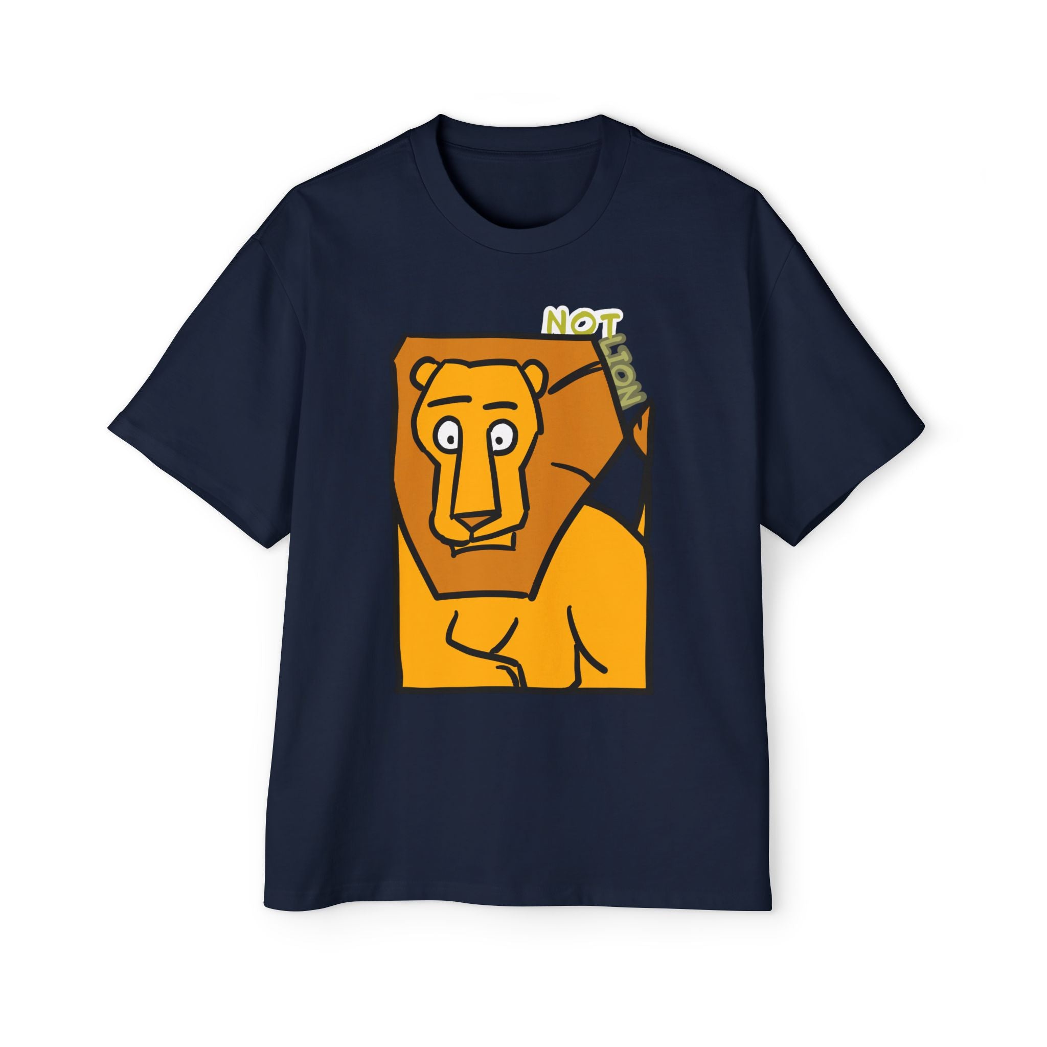 Lion T-shirt — Not Lion Tee | Cute Cartoon Lion