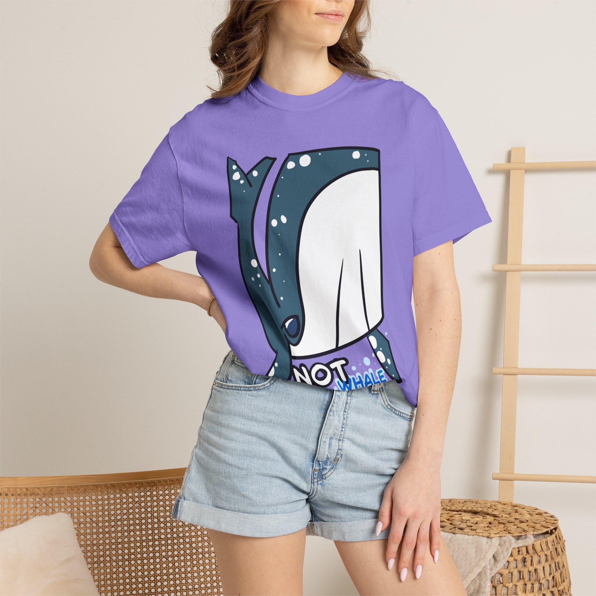 Whale T-Shirt — Cute Cartoon "Not Whale" Unisex T-shirt